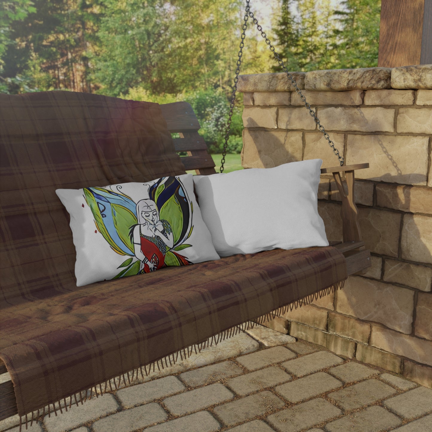 Outdoor Pillow Fairy