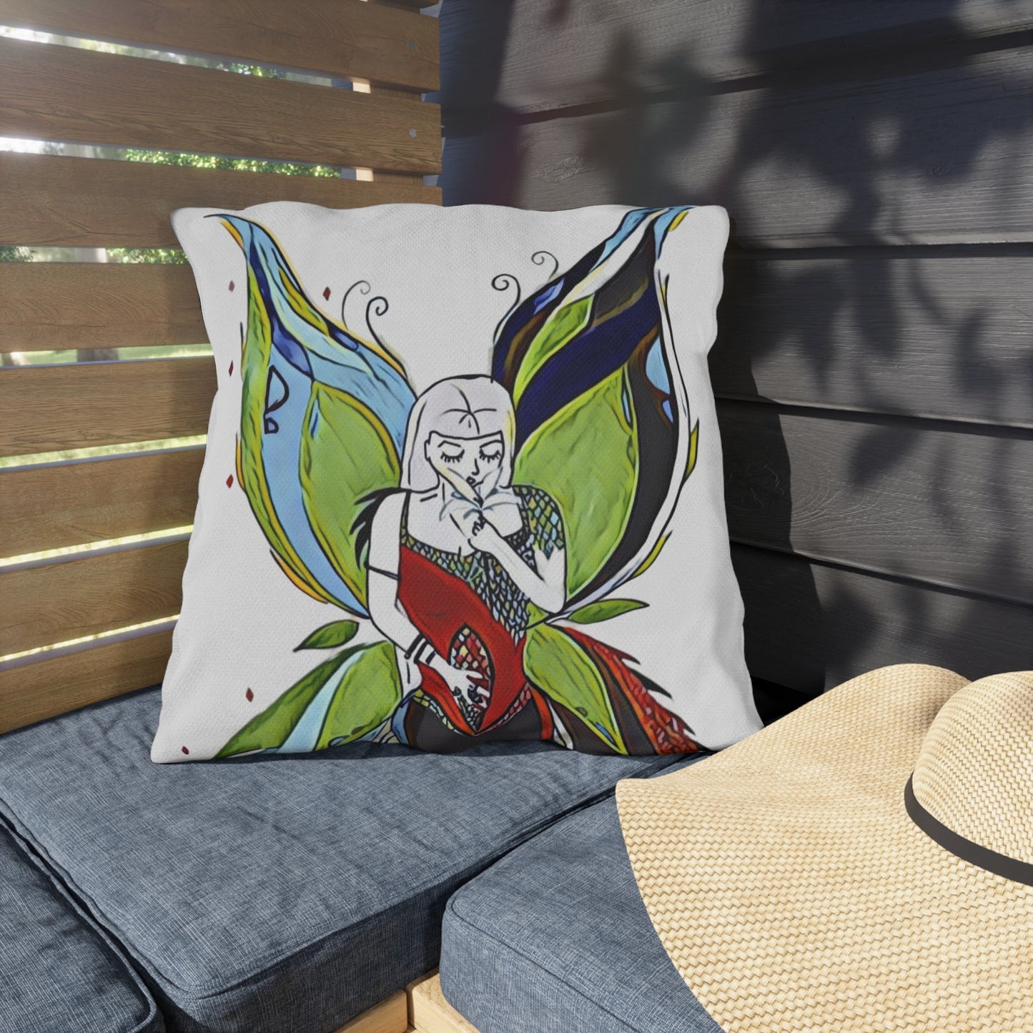 Outdoor Pillow Fairy