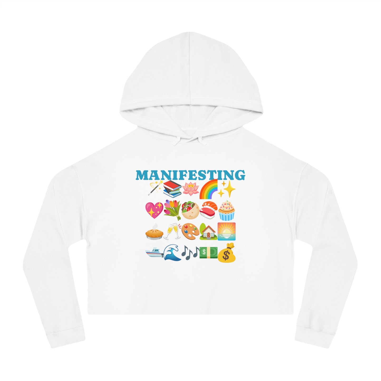 Cropped Manifesting Hoodie