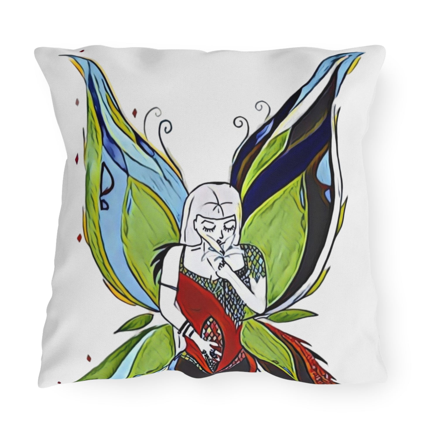 Outdoor Pillow Fairy