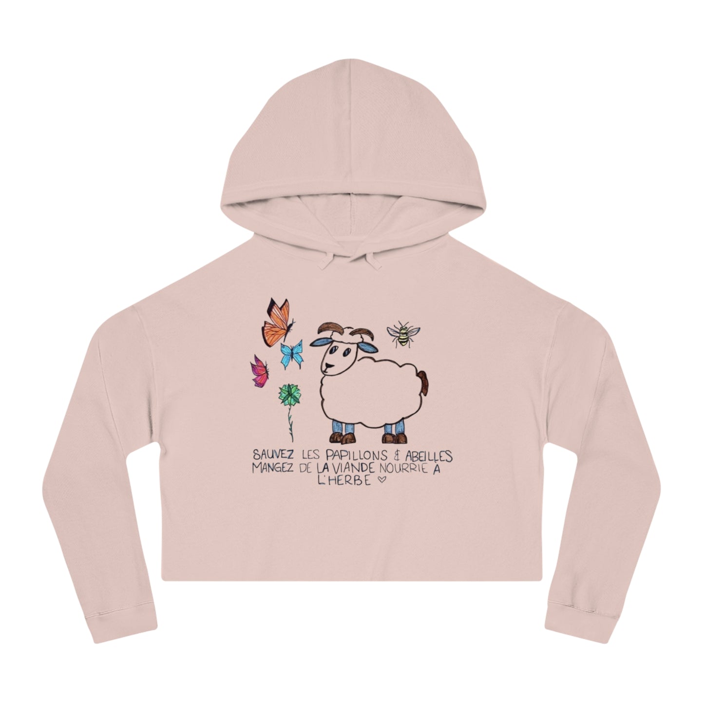 Cropped Nature Hoodie