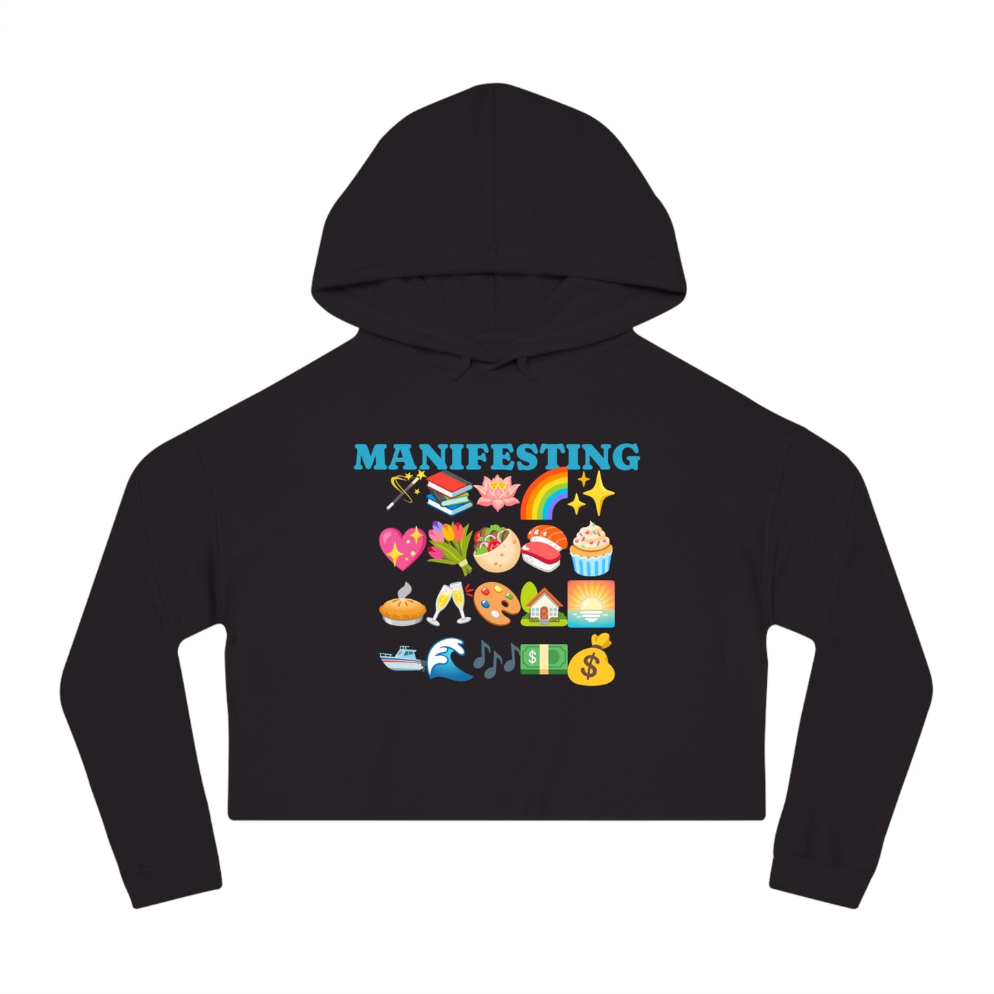 Cropped Manifesting Hoodie