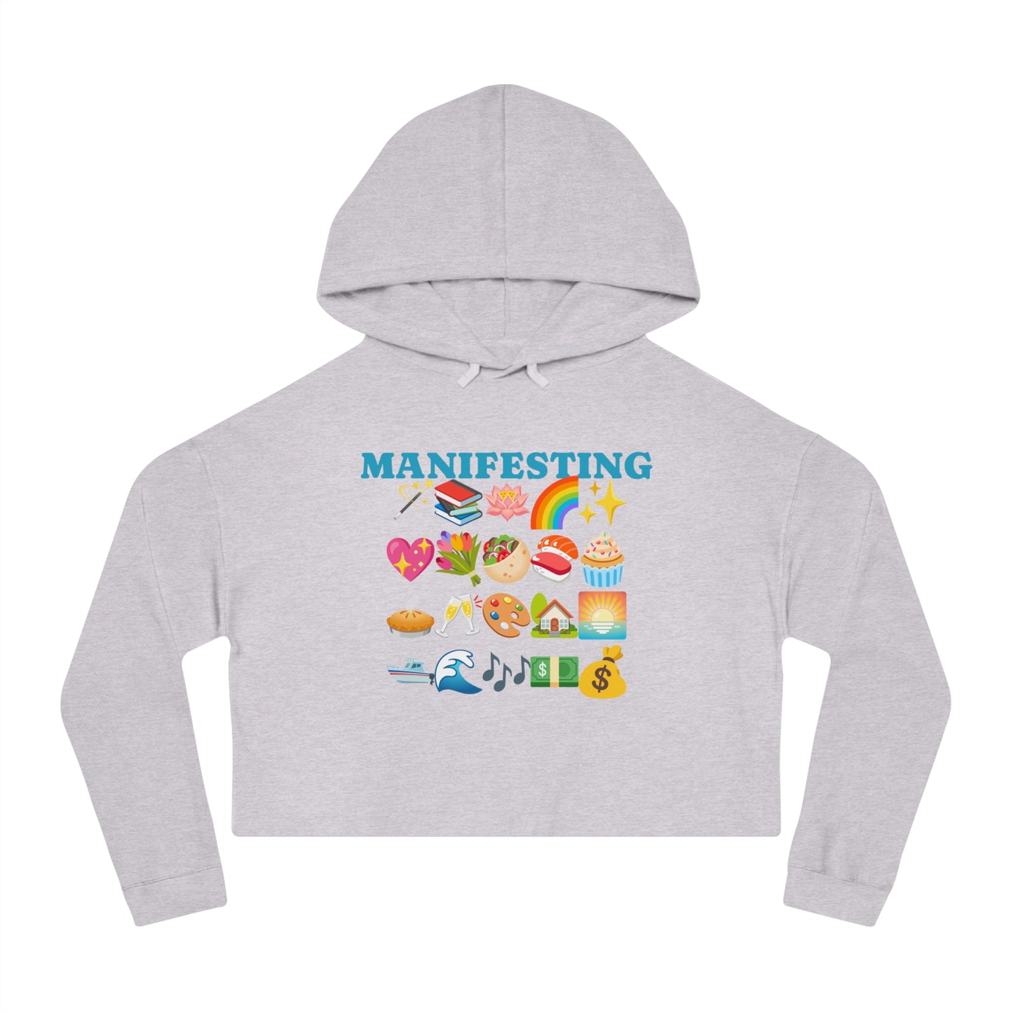 Cropped Manifesting Hoodie