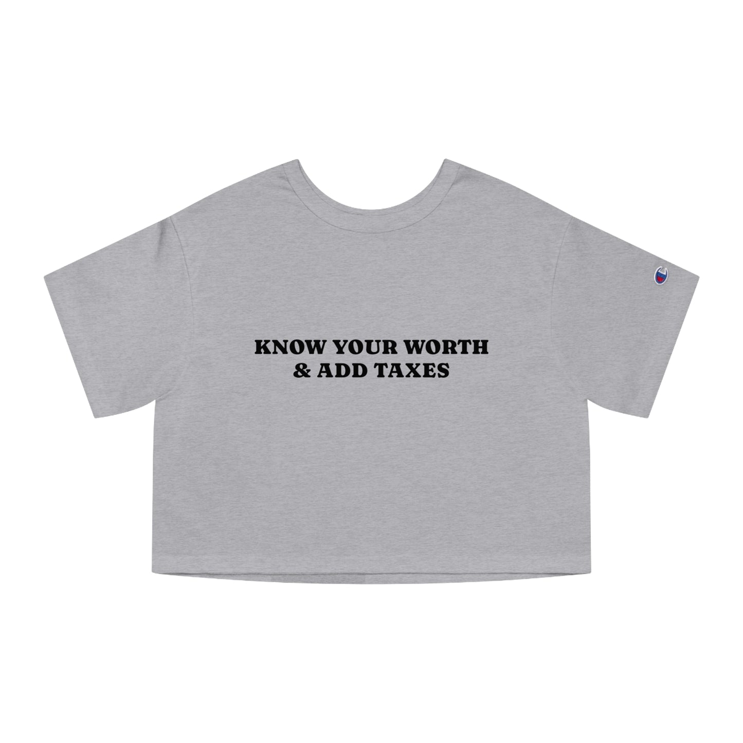 Champion Know Your Worth Croptop