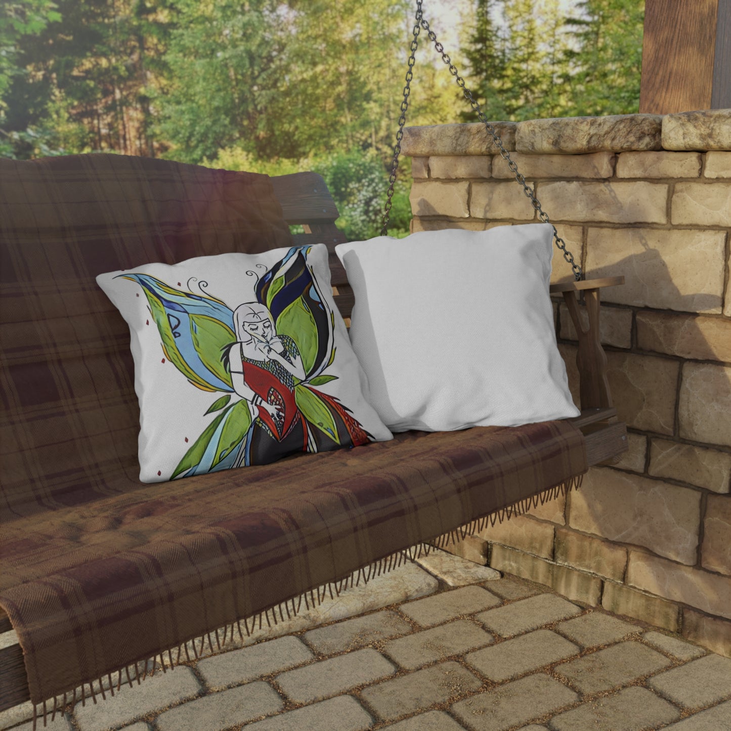 Outdoor Pillow Fairy