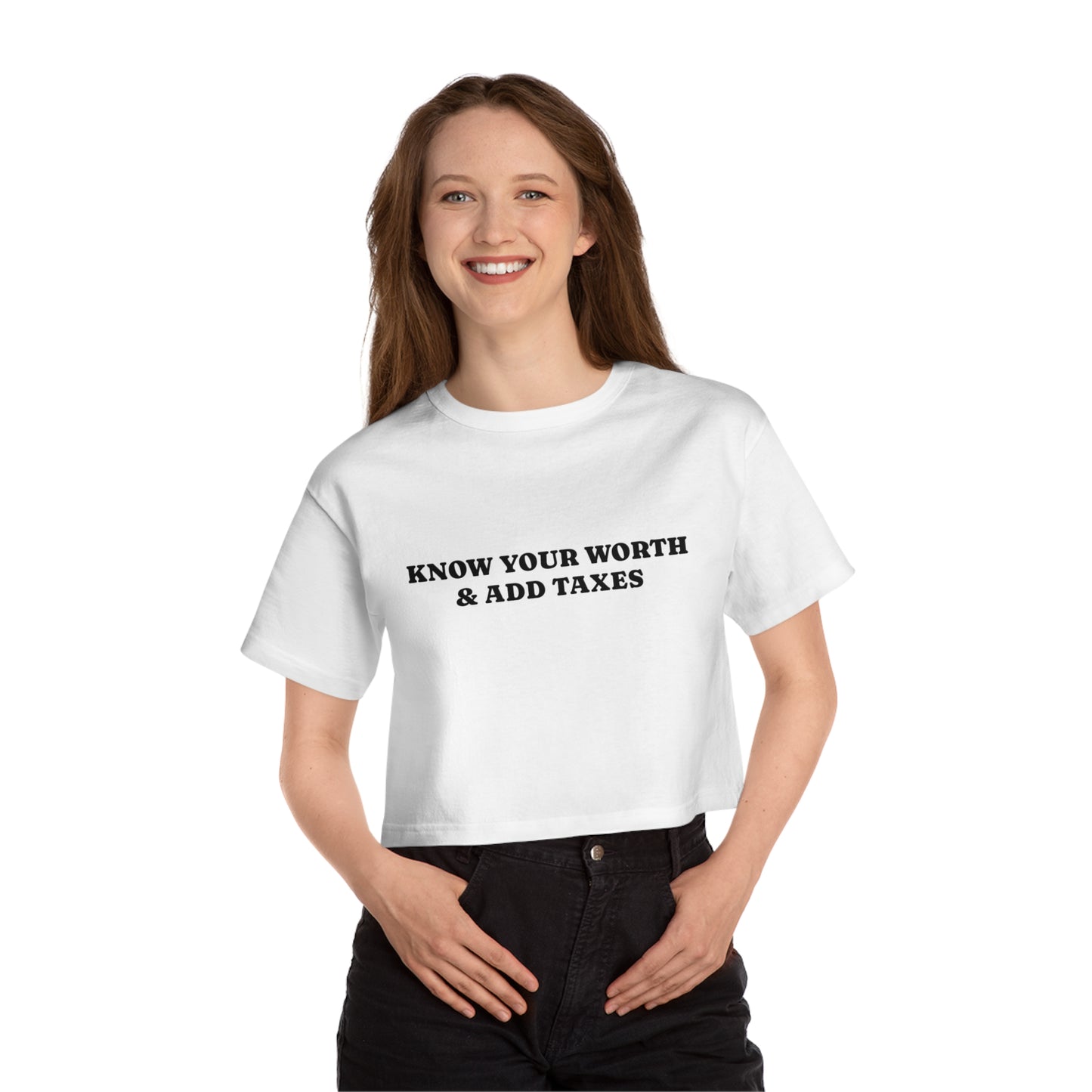 Champion Know Your Worth Croptop