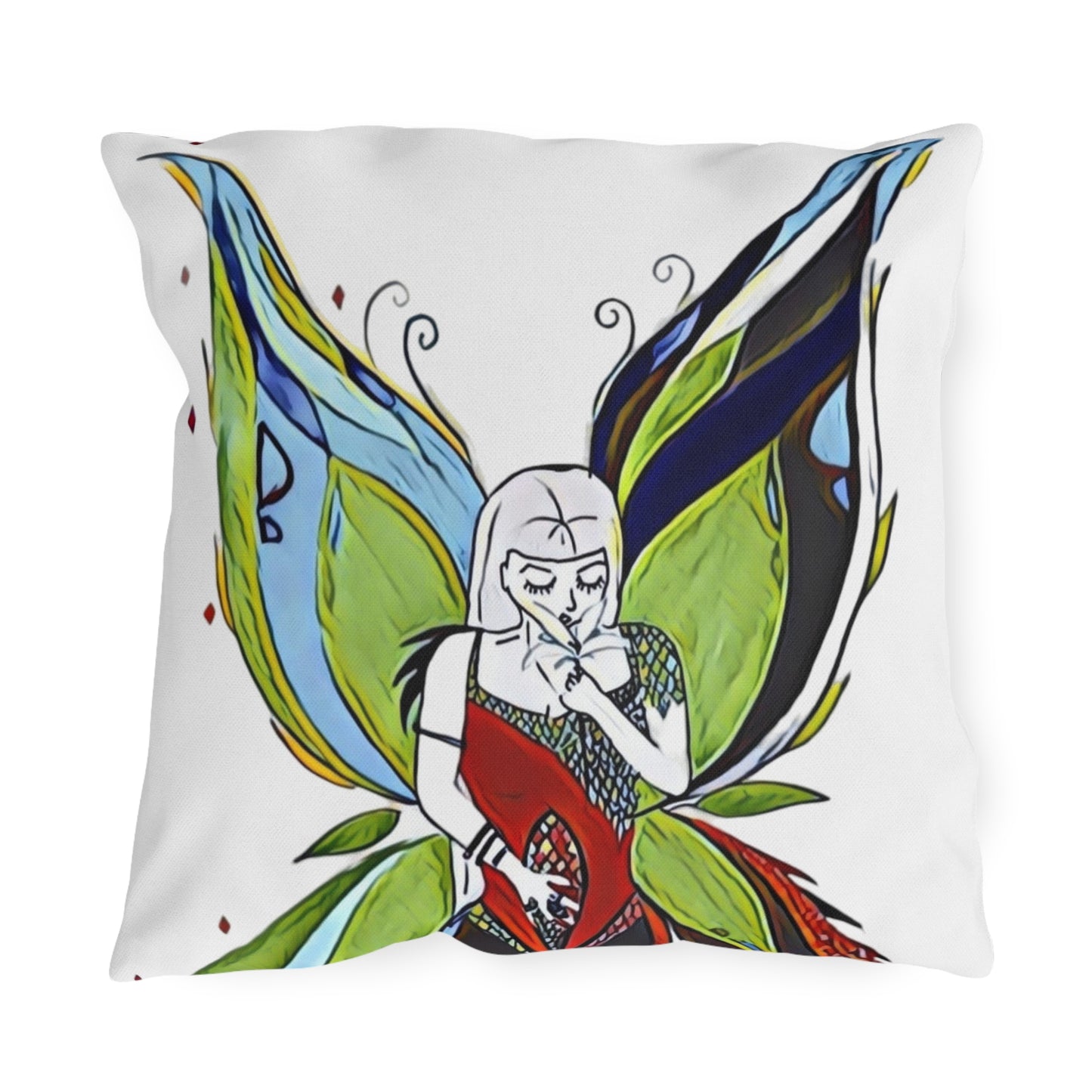 Outdoor Pillow Fairy