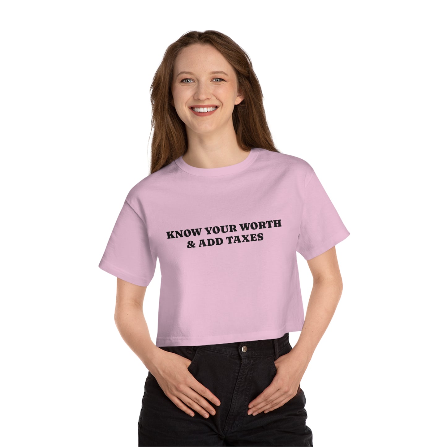 Champion Know Your Worth Croptop
