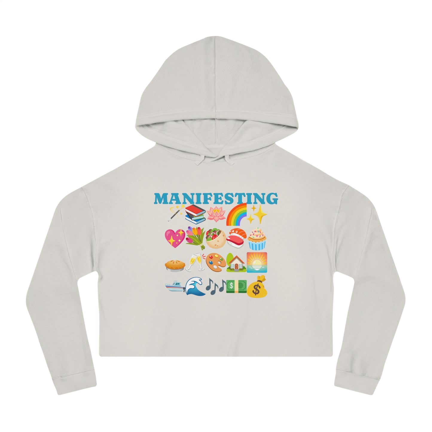 Cropped Manifesting Hoodie