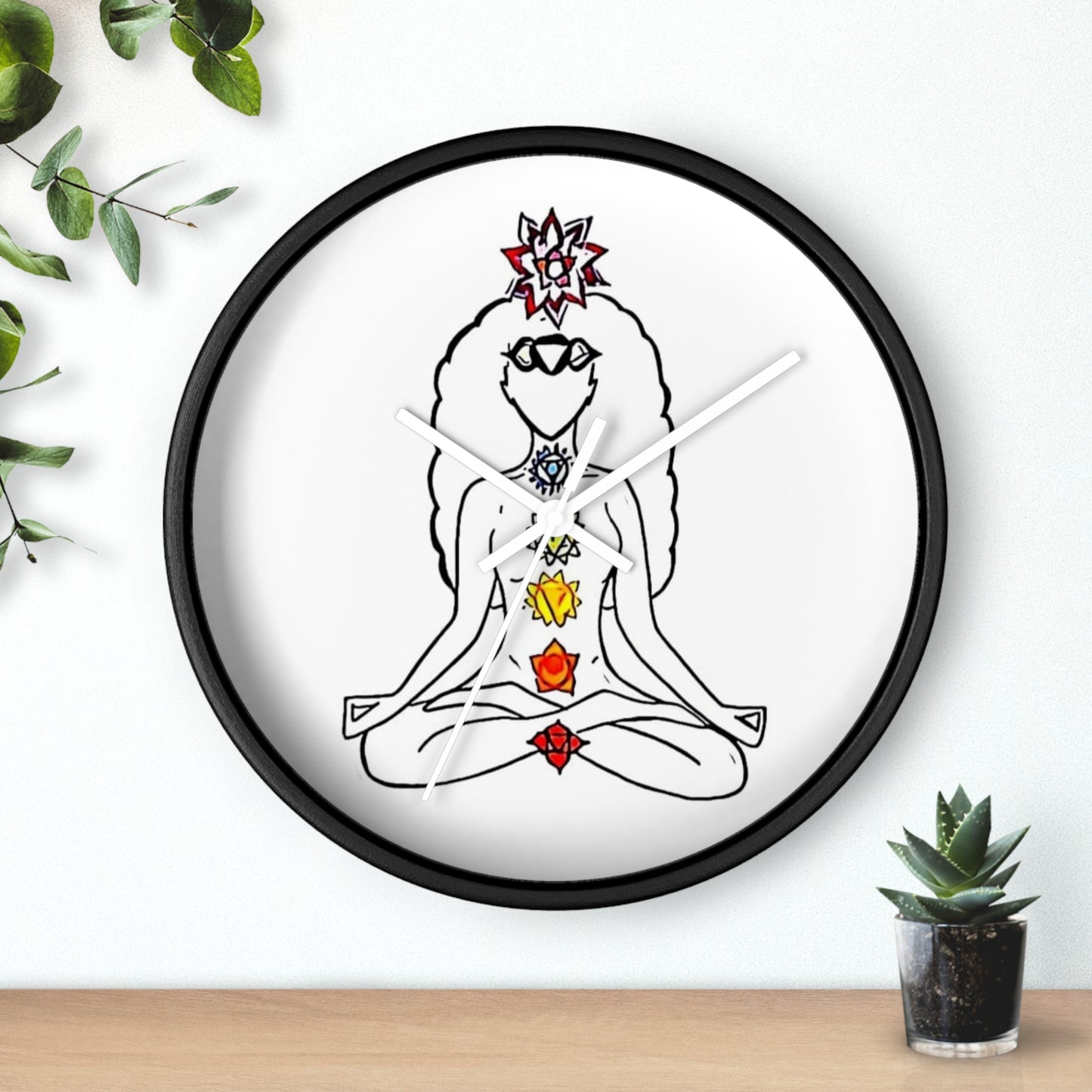 Wall Clock Chakras