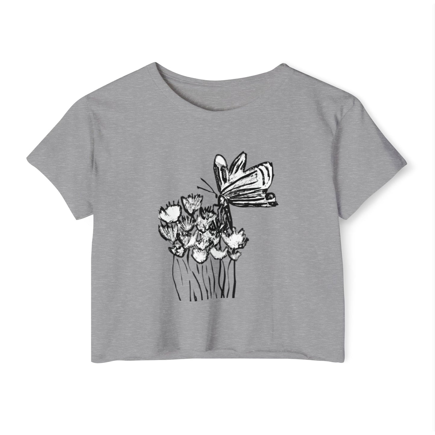 Croptop Butterfly