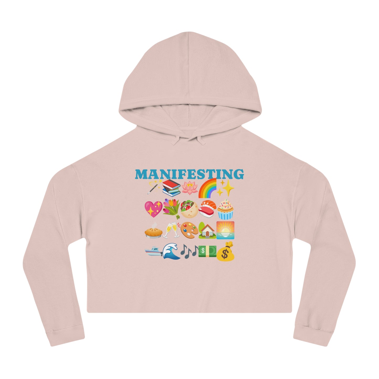 Cropped Manifesting Hoodie