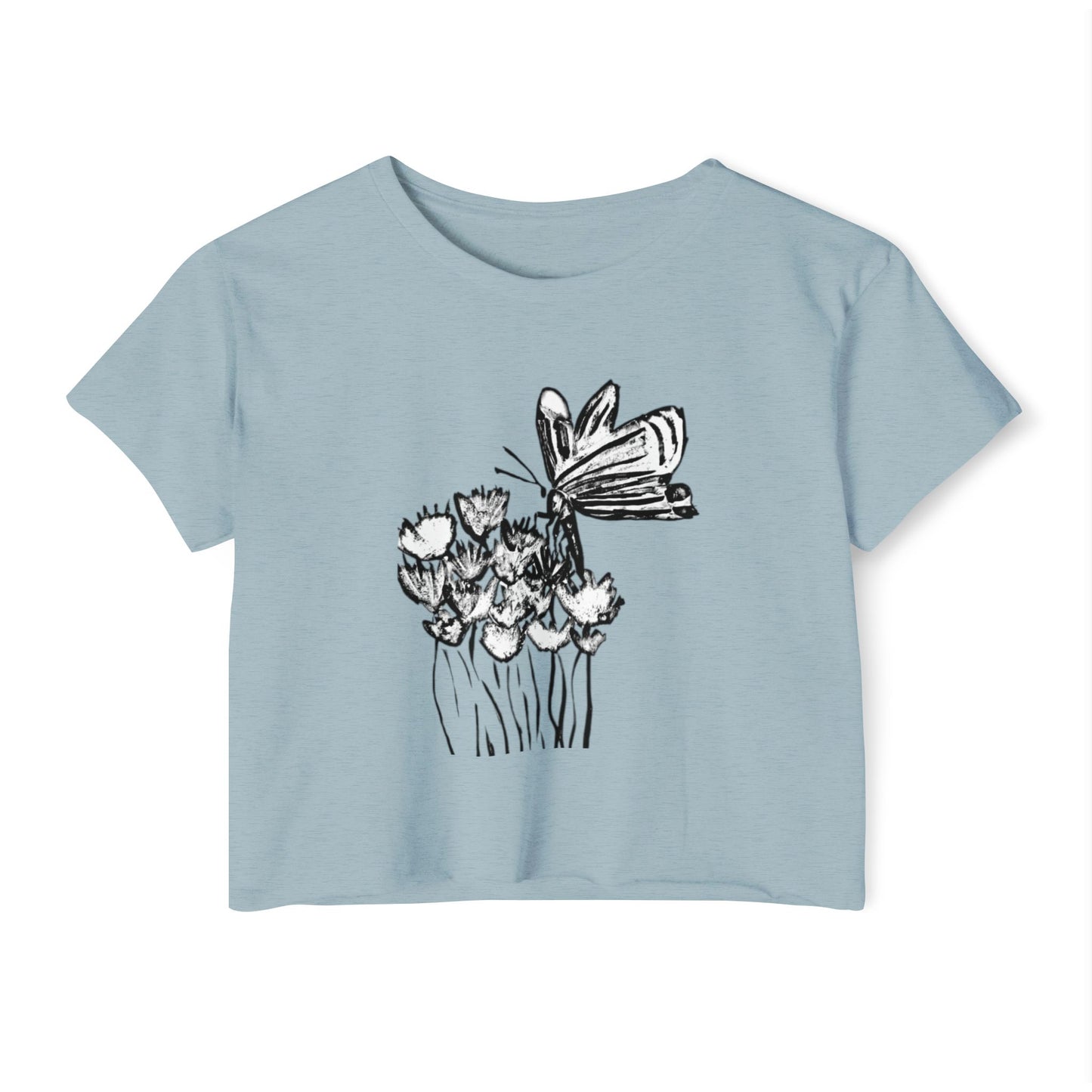 Croptop Butterfly
