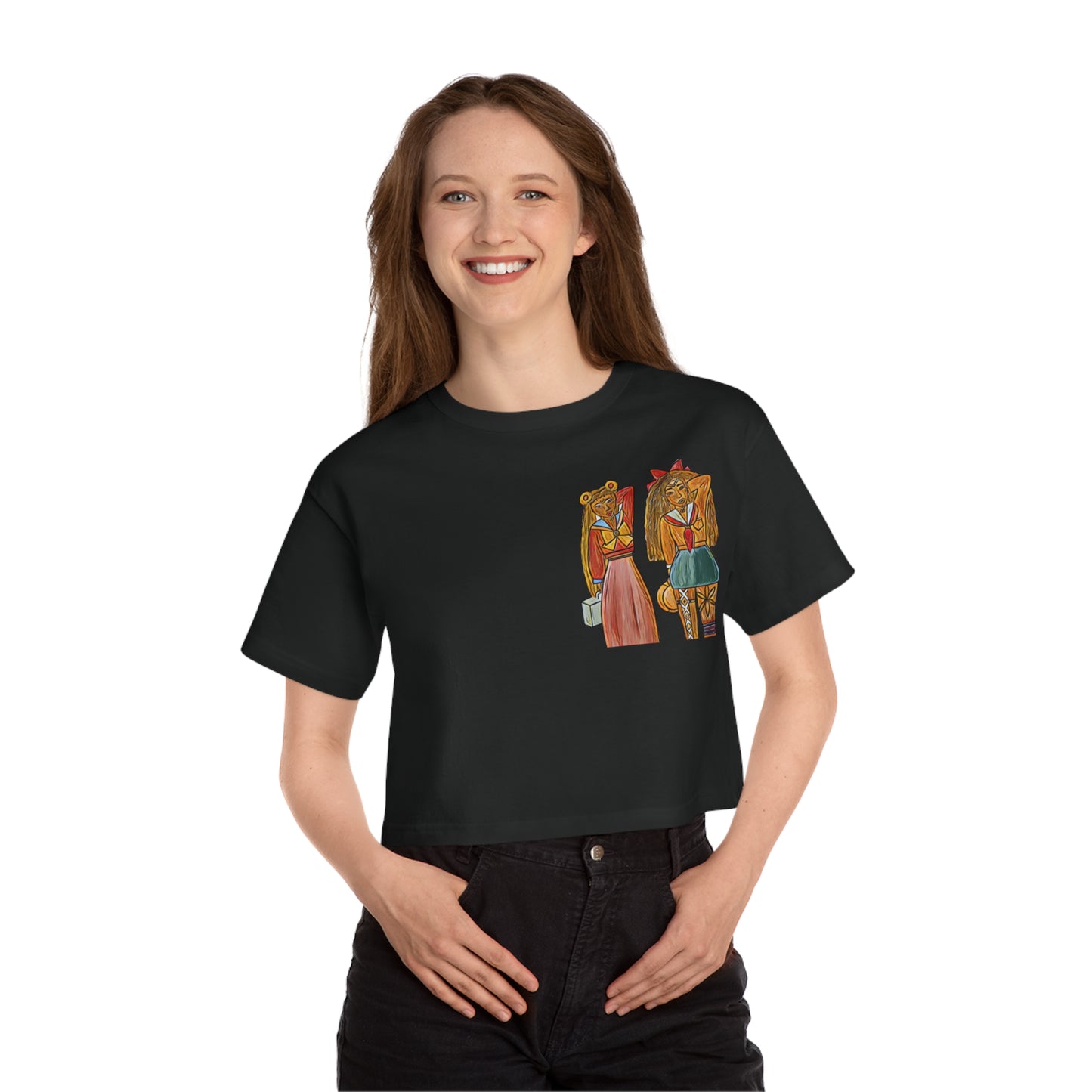 Champion Sailor Moon & Sailor Venus Croptop