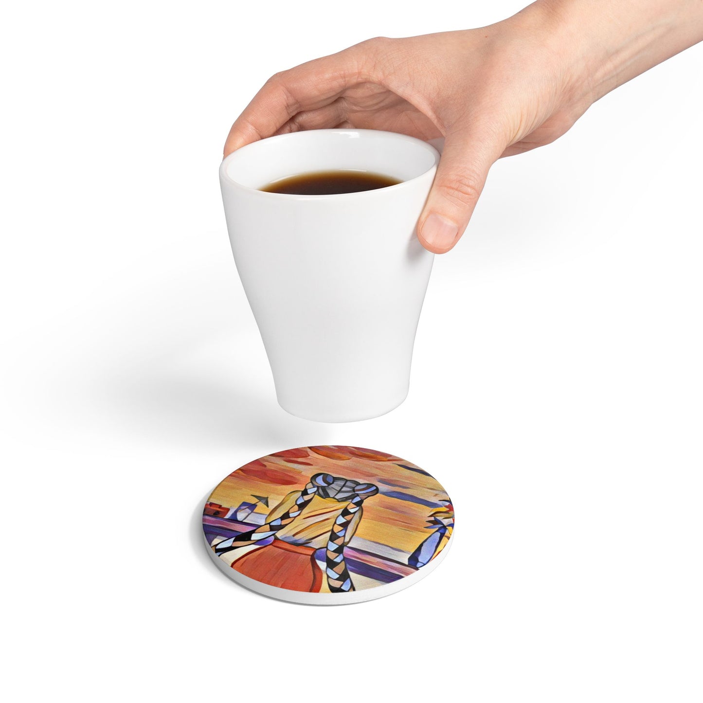 Alignment Ceramic Coaster