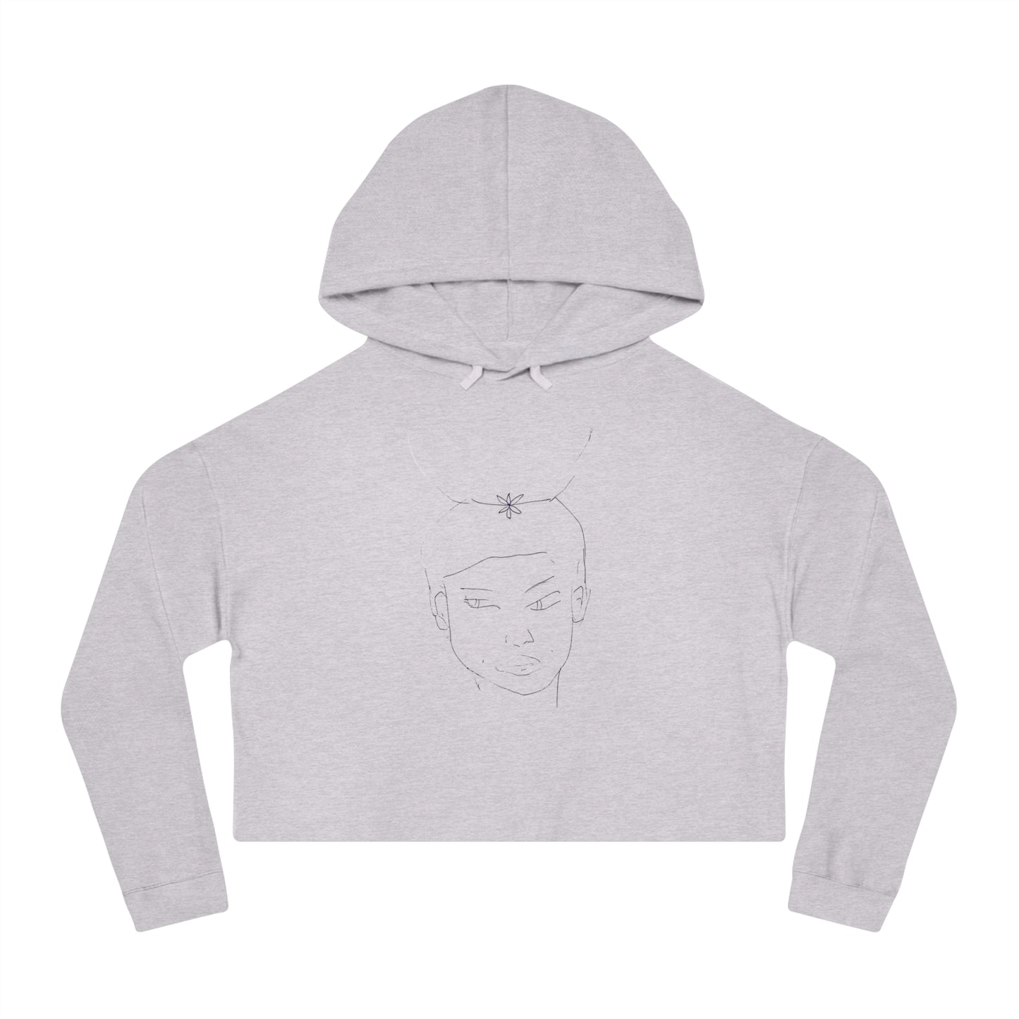 Cropped Huh Hoodie