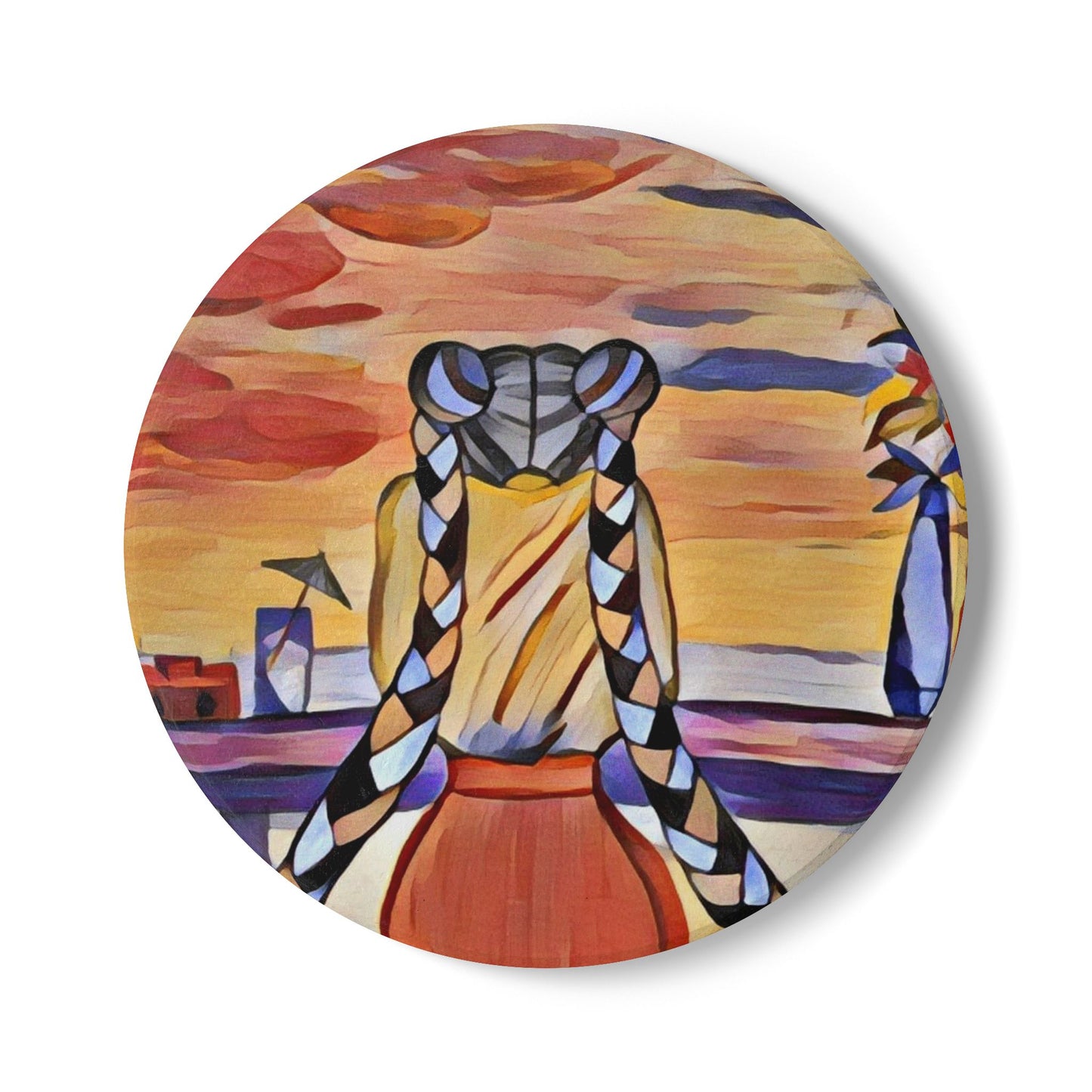 Alignment Ceramic Coaster