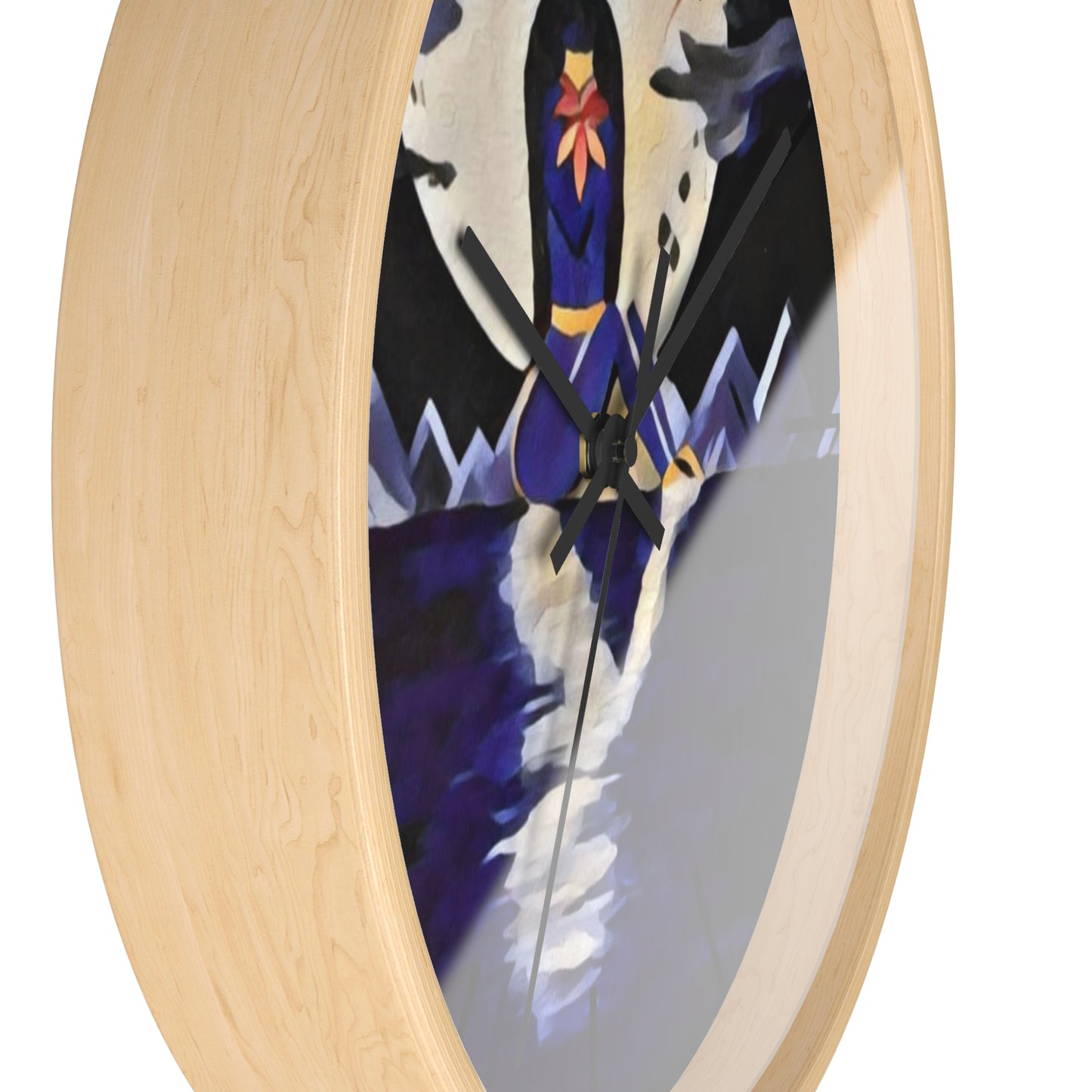 Wall Clock Moon Fae