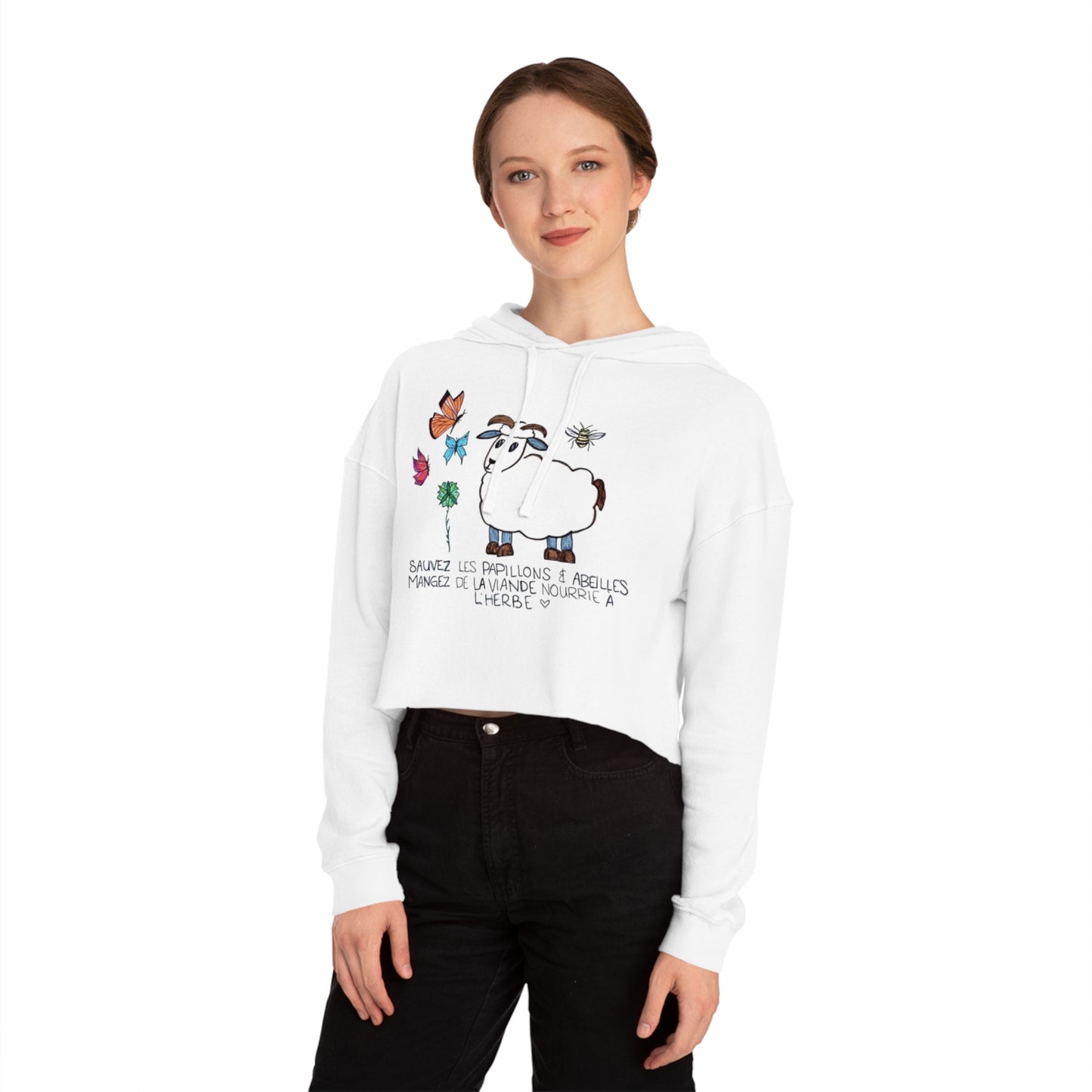 Cropped Nature Hoodie