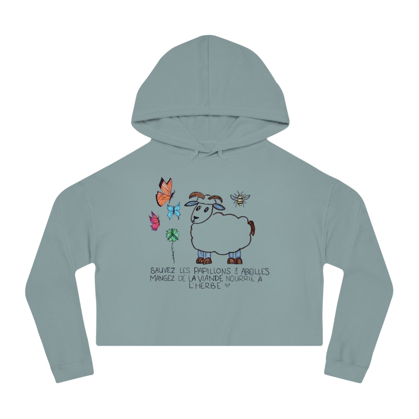 Cropped Nature Hoodie