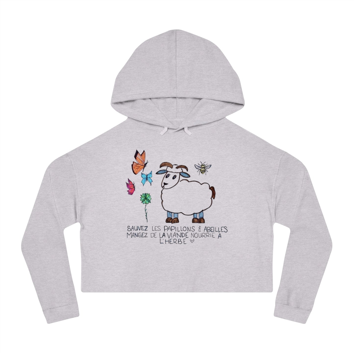 Cropped Nature Hoodie