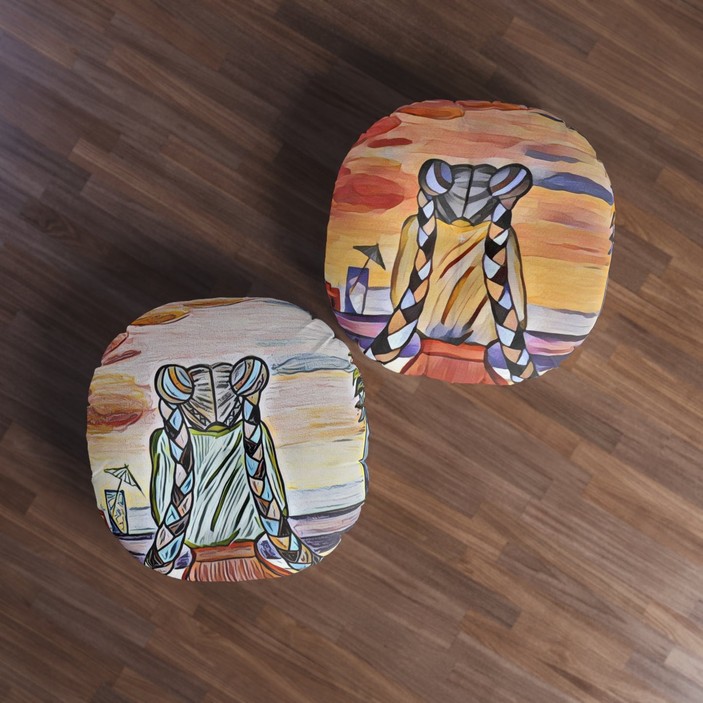 Alignment Tufted Floor Pillow