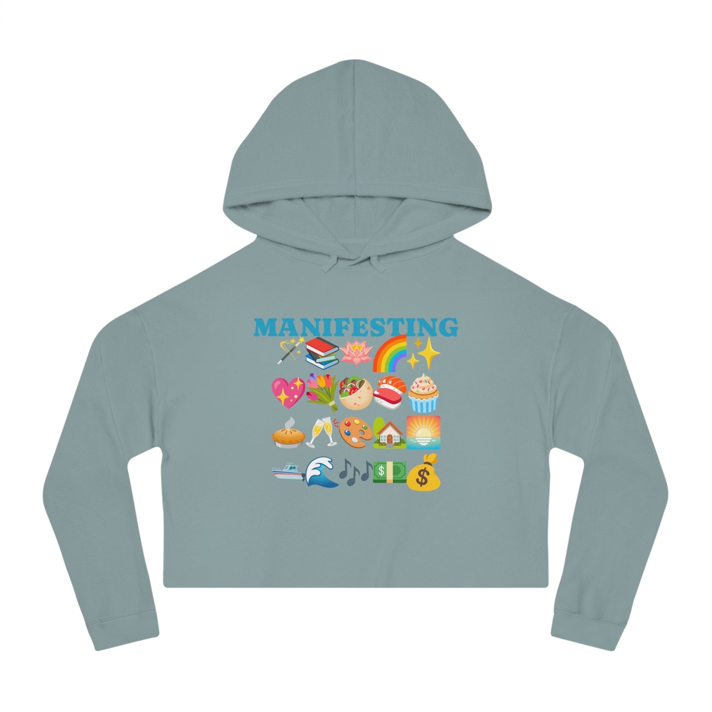 Cropped Manifesting Hoodie