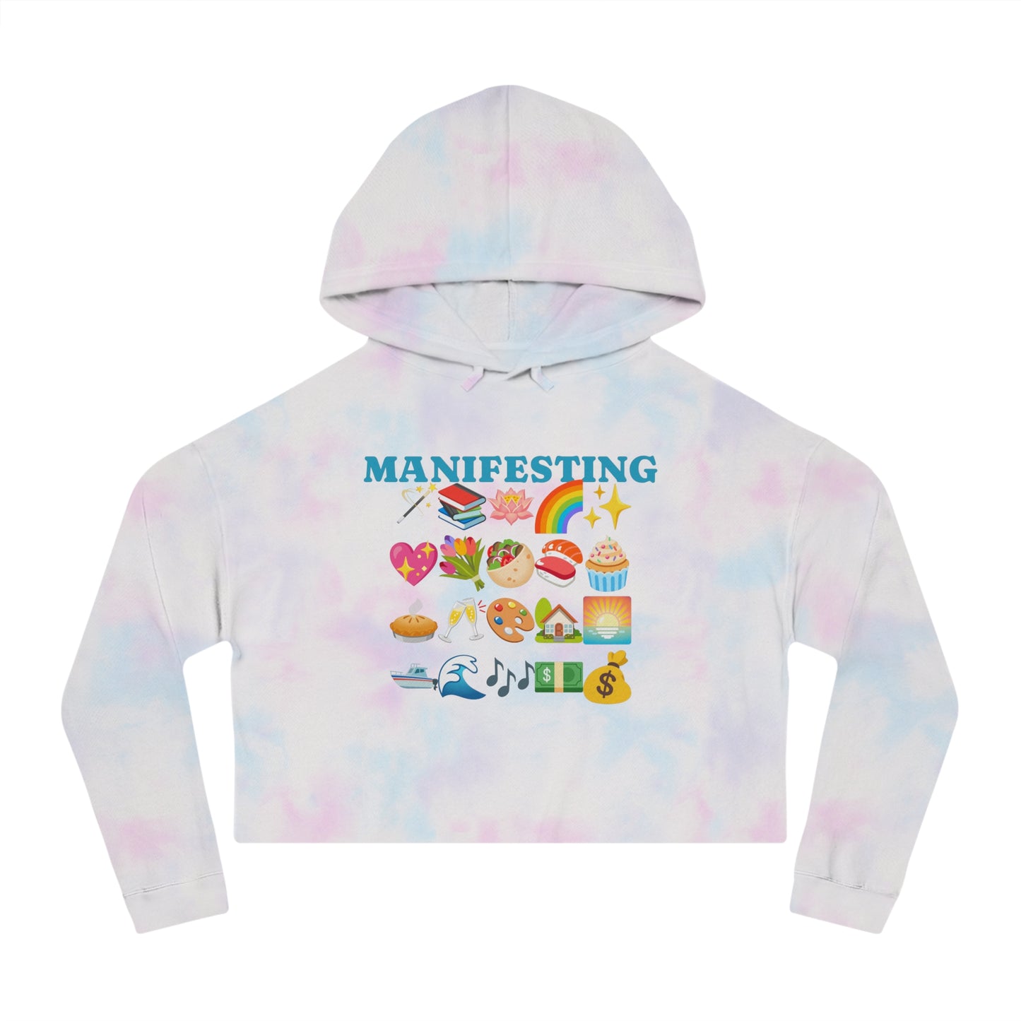 Cropped Manifesting Hoodie