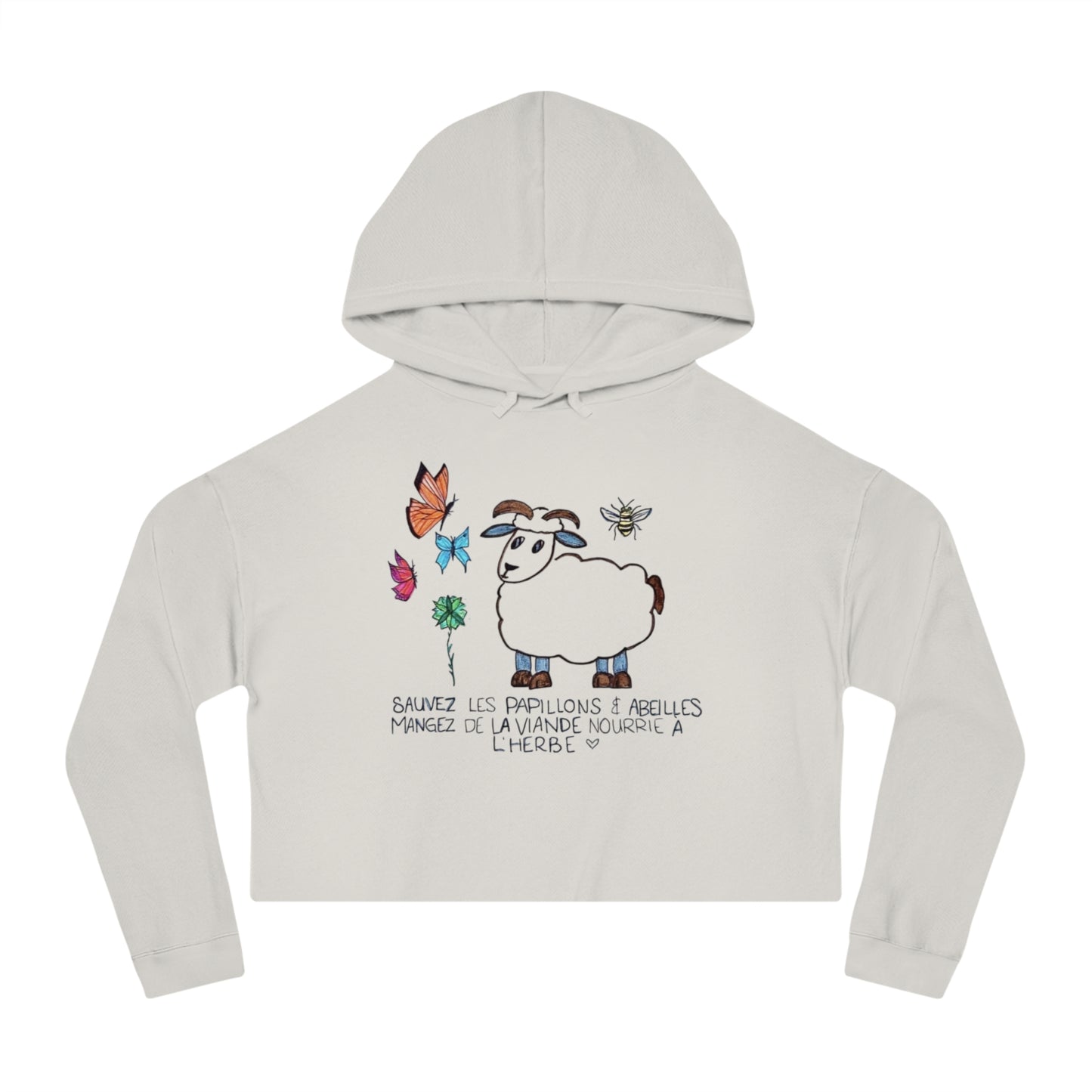 Cropped Nature Hoodie