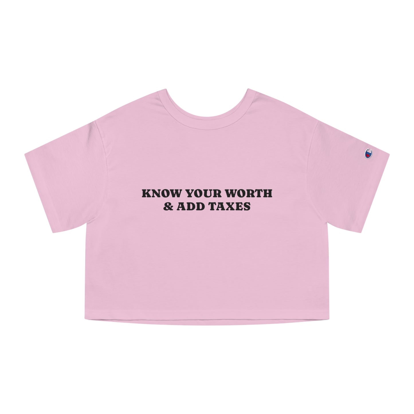 Champion Know Your Worth Croptop