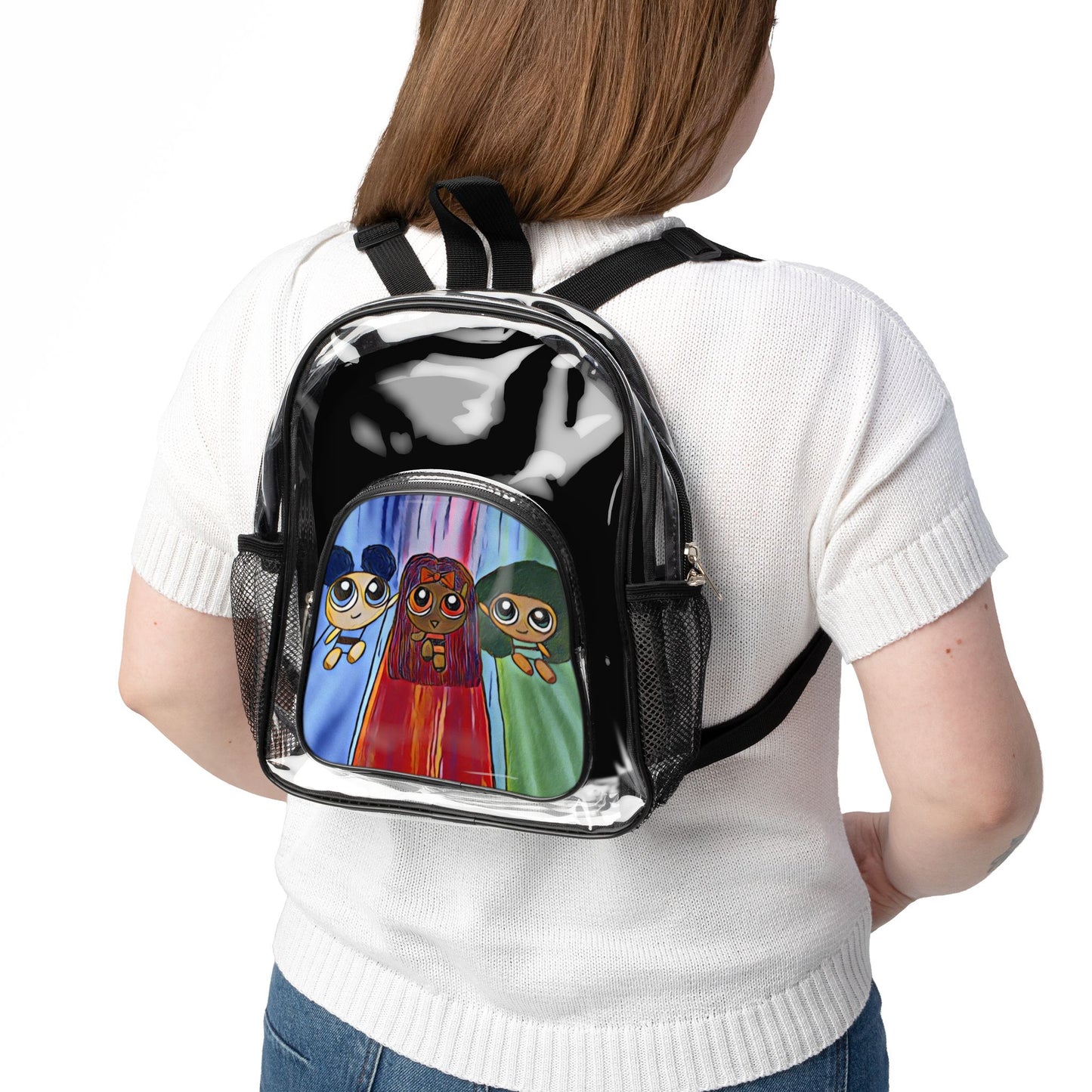 See-through Powerpuff Girls Bag