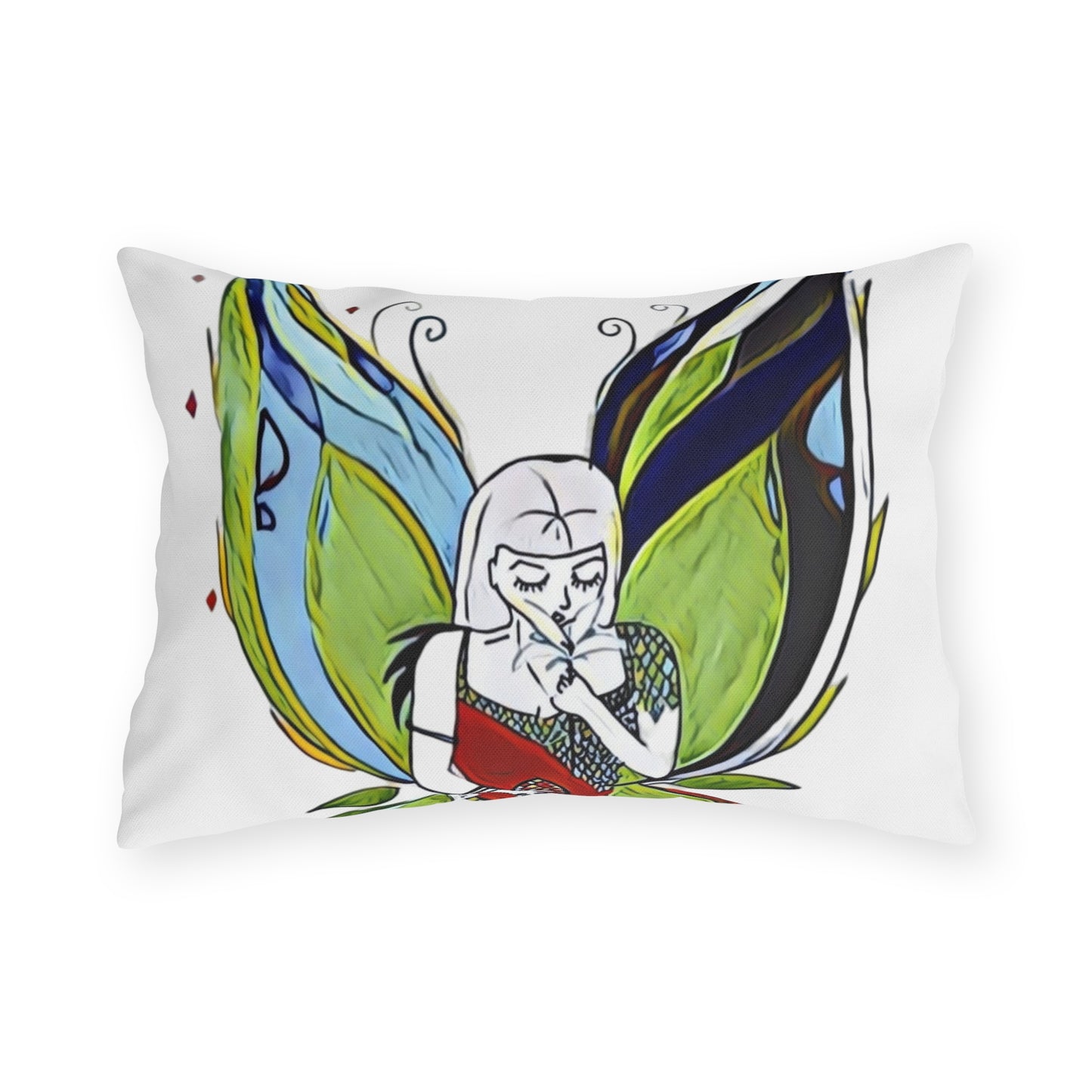 Outdoor Pillow Fairy