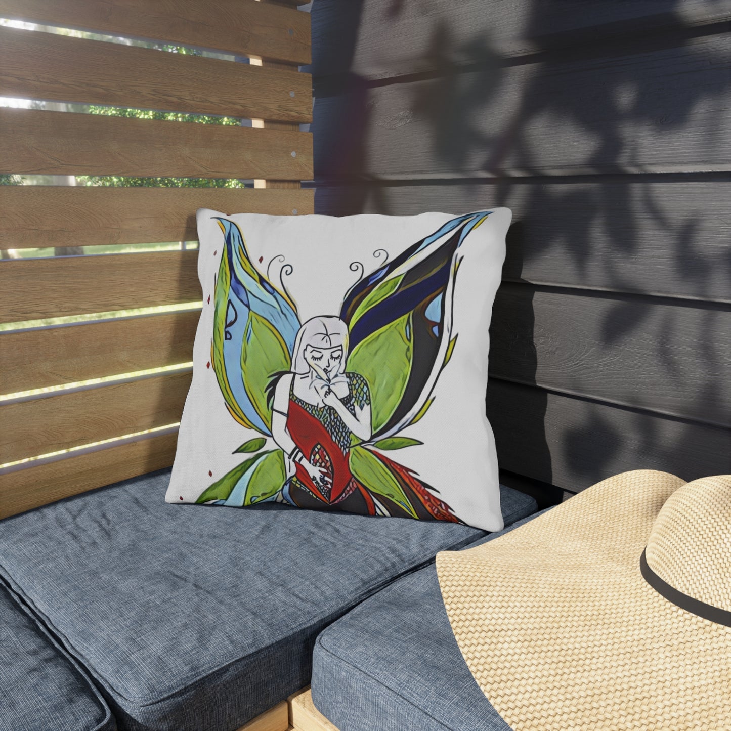 Outdoor Pillow Fairy