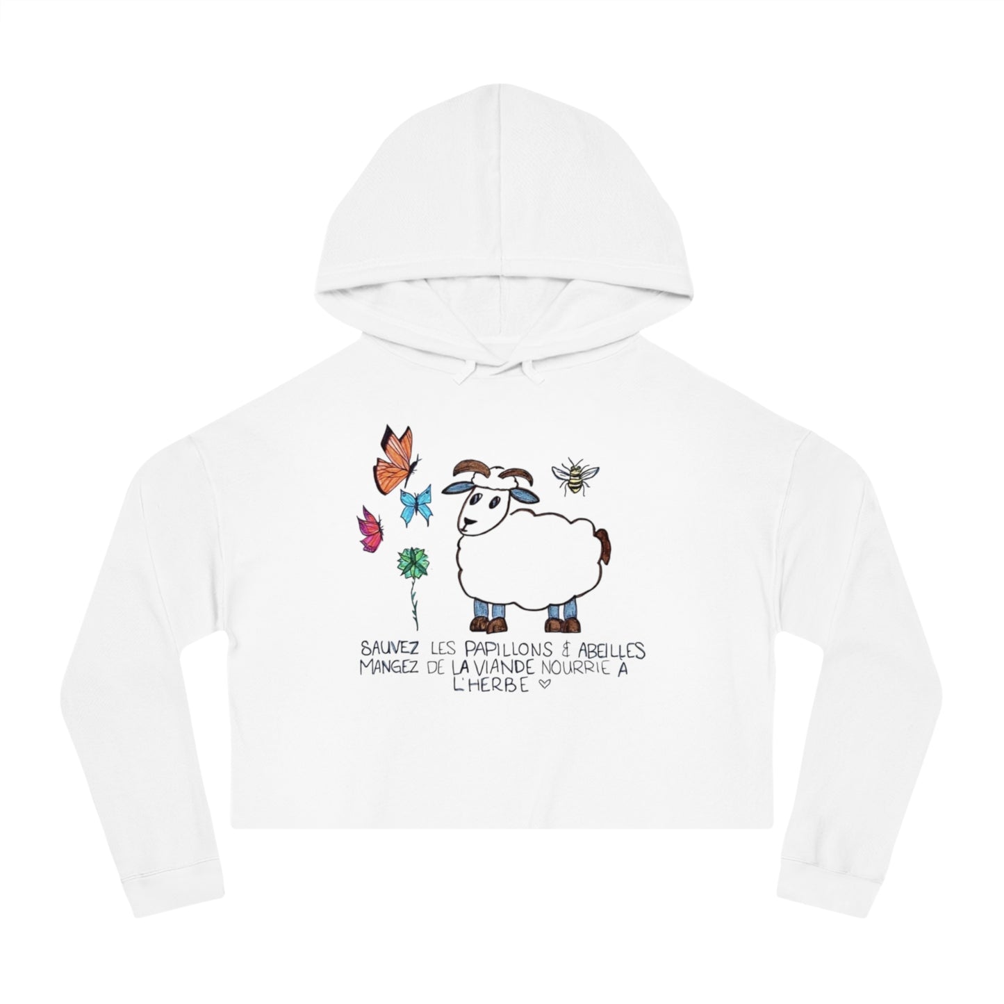 Cropped Nature Hoodie