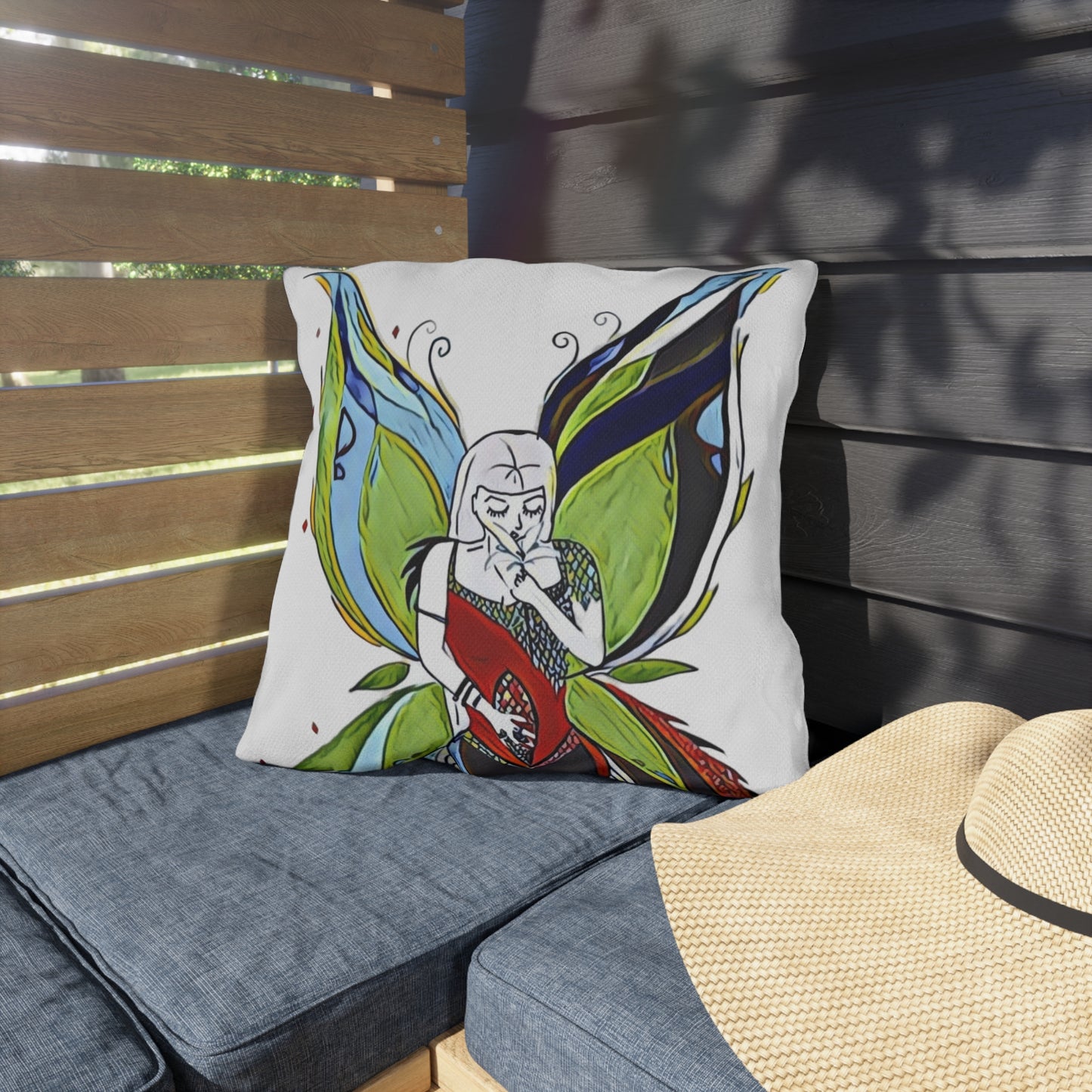 Outdoor Pillow Fairy