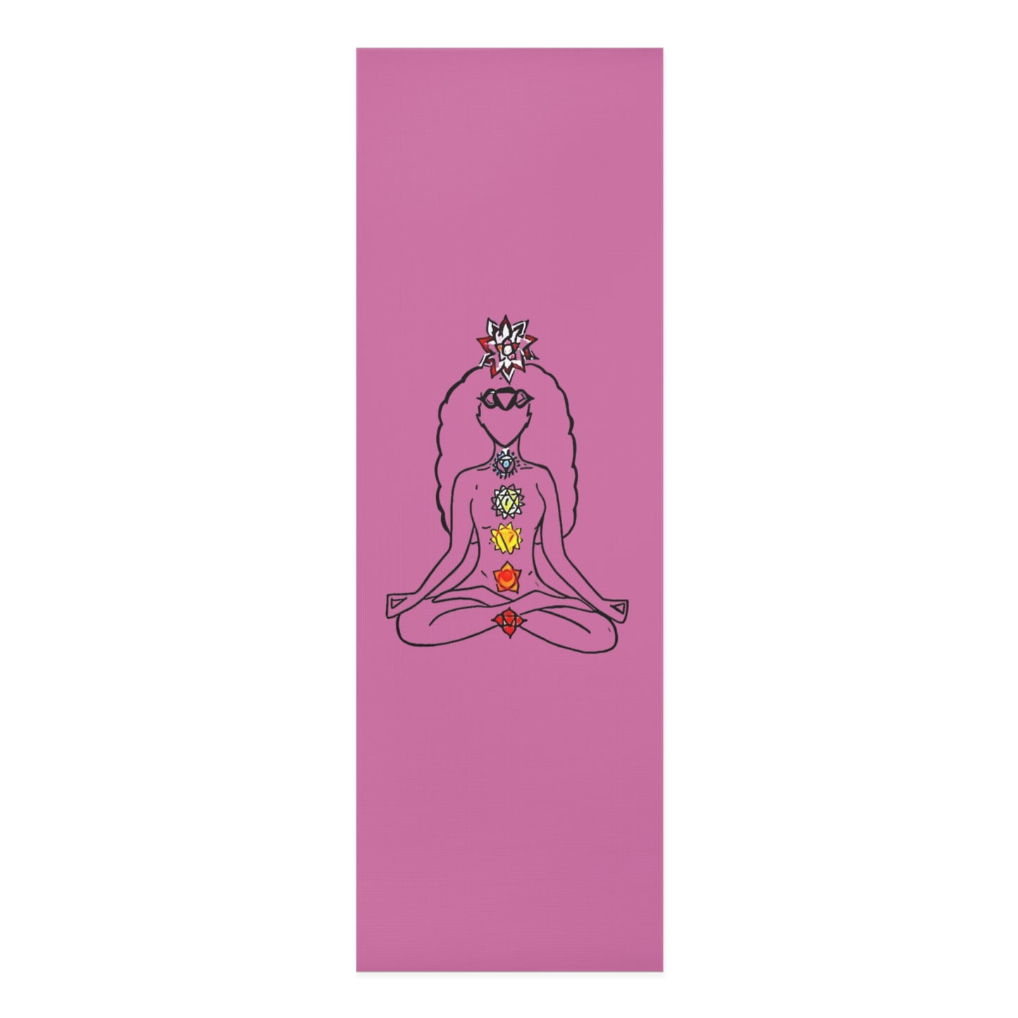 Yoga Mat Chakras [Pink]