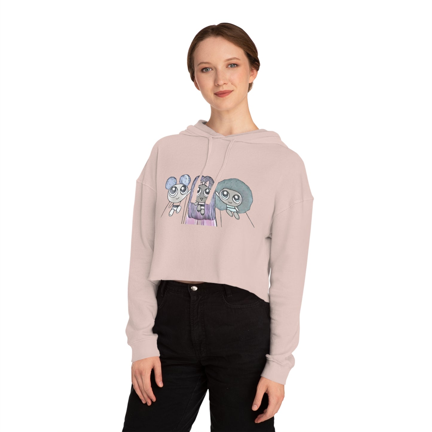 Cropped Hoodie Powerpuff Girls