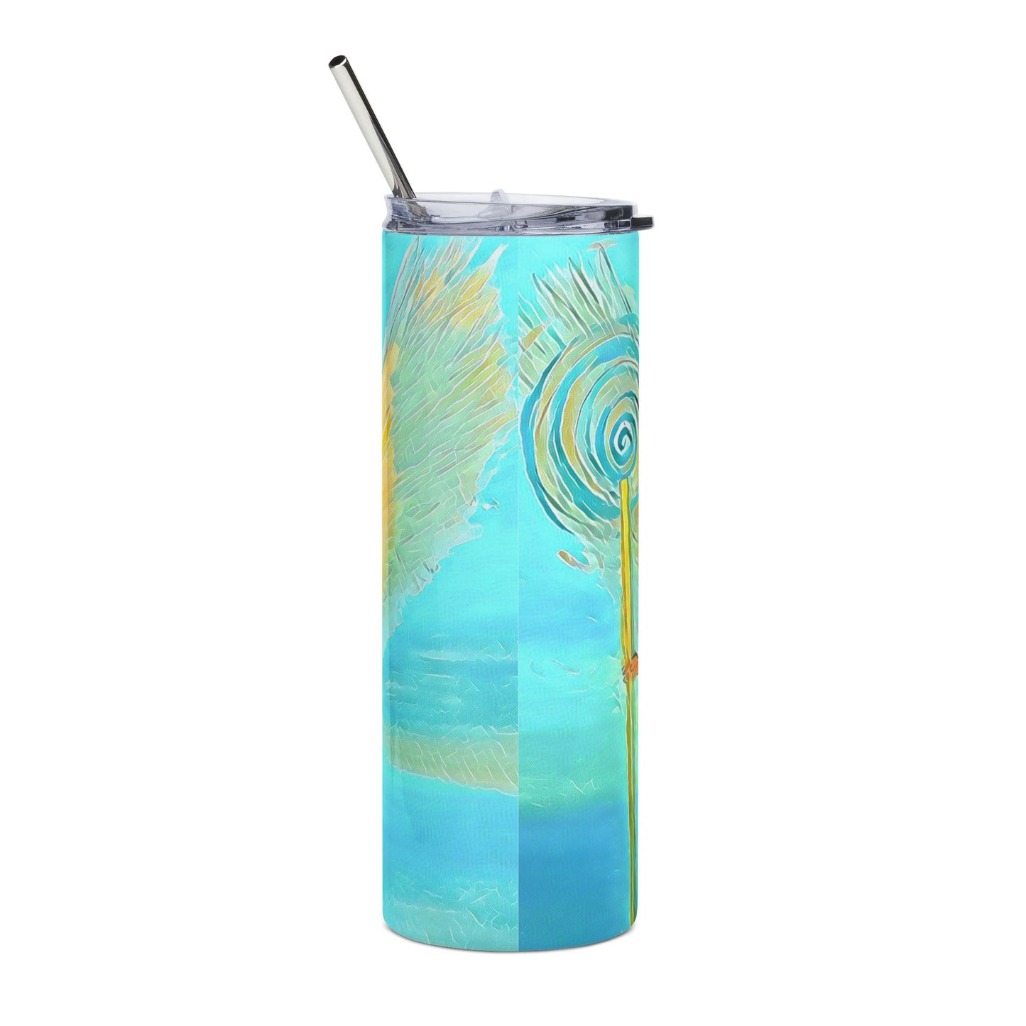 Stainless Steel Healing Angel Tumbler (20oz)