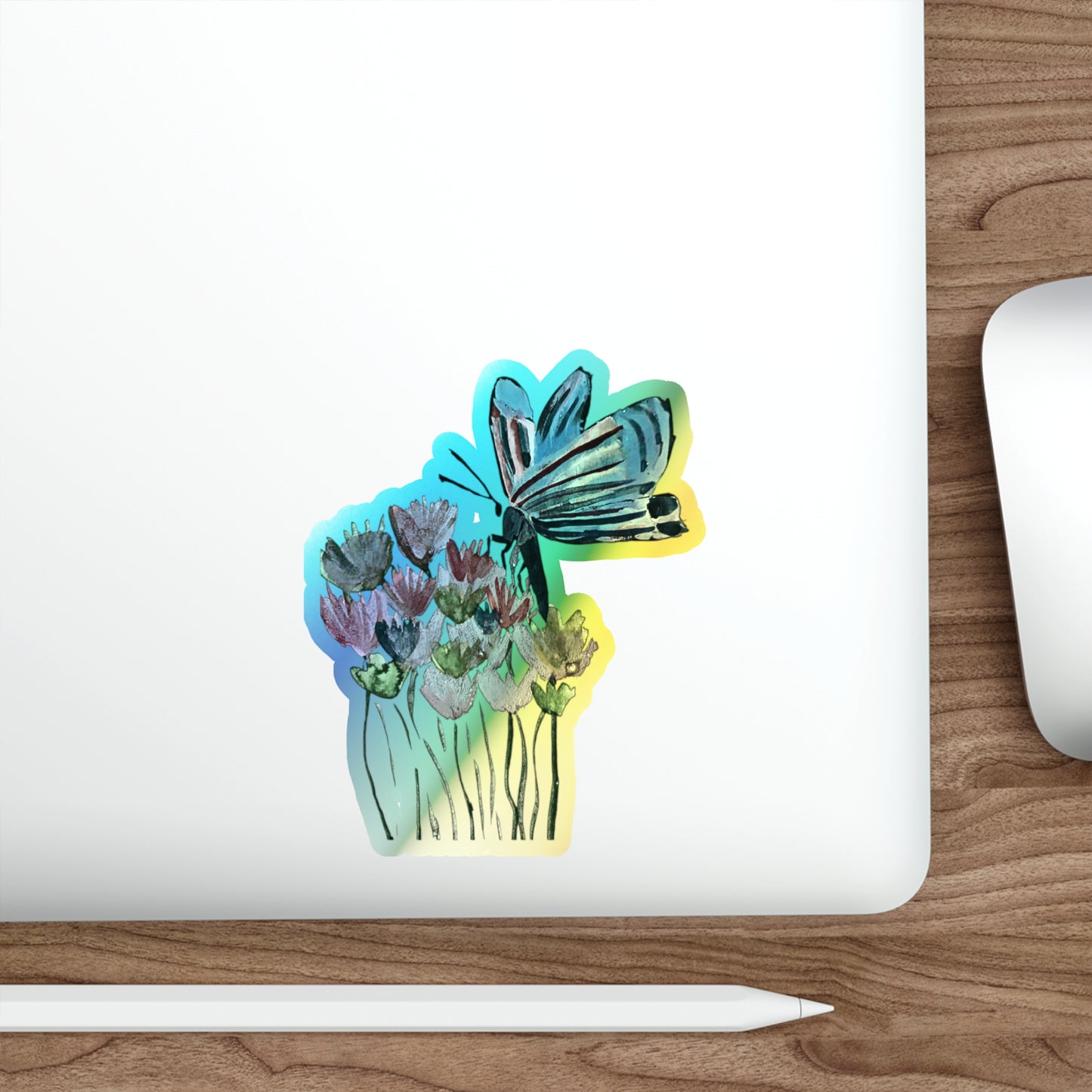 Holographic Butterfly Sticker