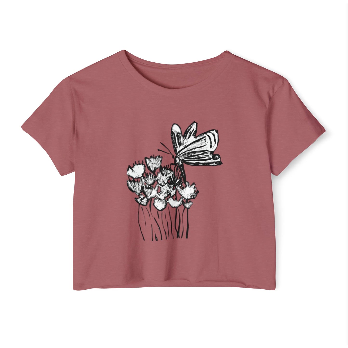 Croptop Butterfly