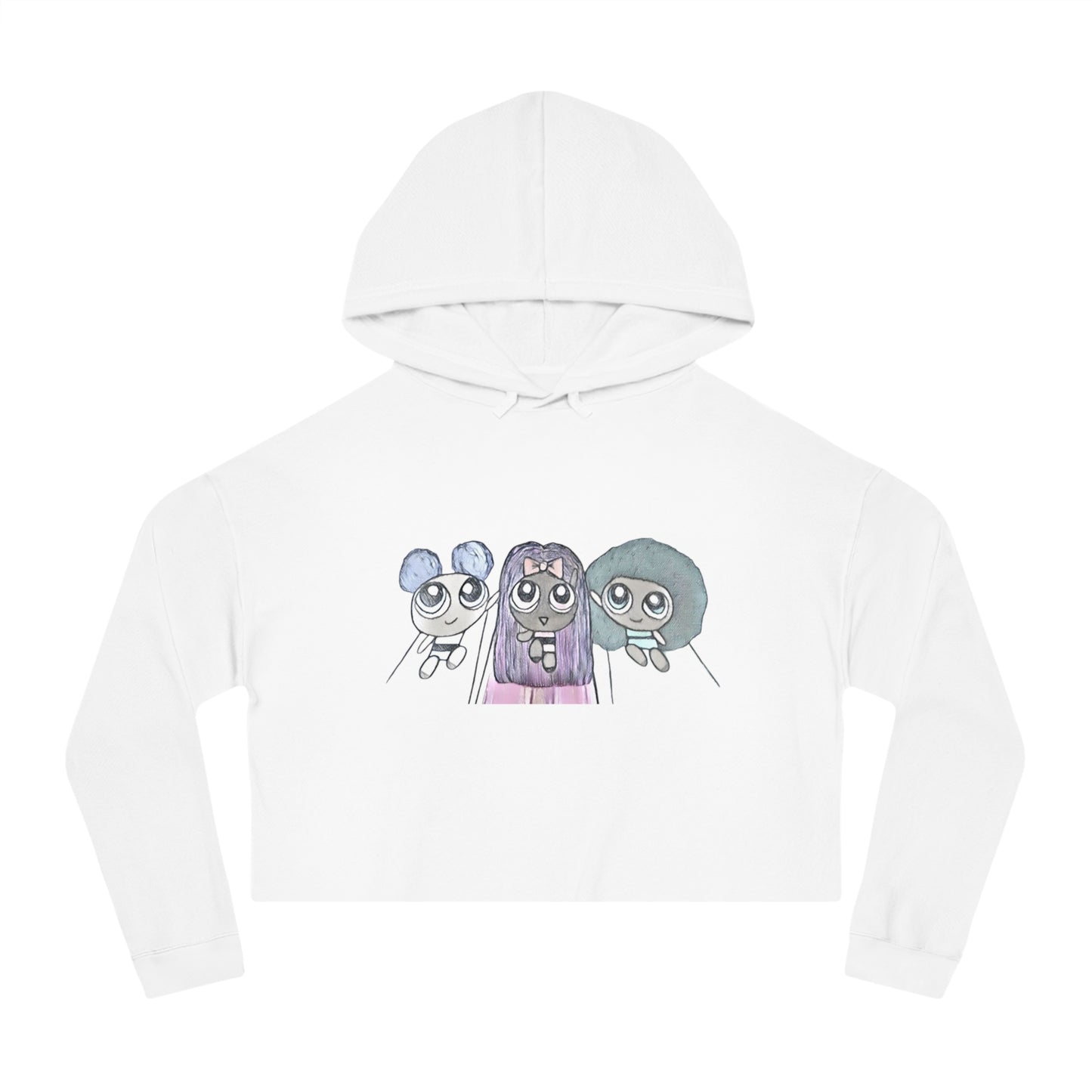 Cropped Hoodie Powerpuff Girls
