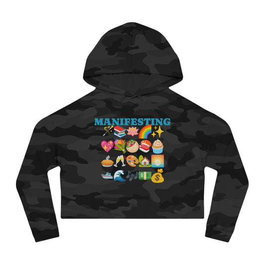 Cropped Manifesting Hoodie