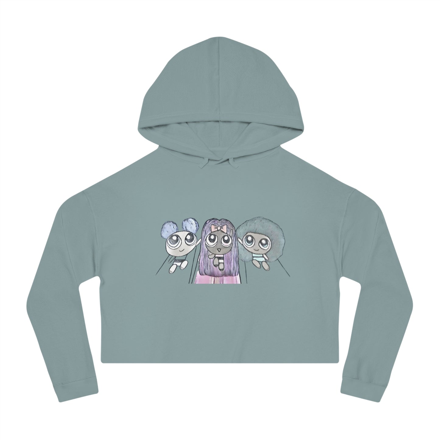 Cropped Hoodie Powerpuff Girls