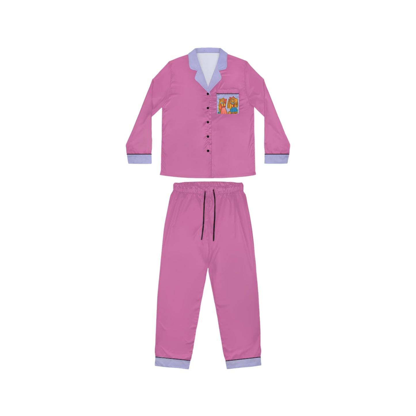 Pajama Sailor Moon & Sailor Venus Satin Set