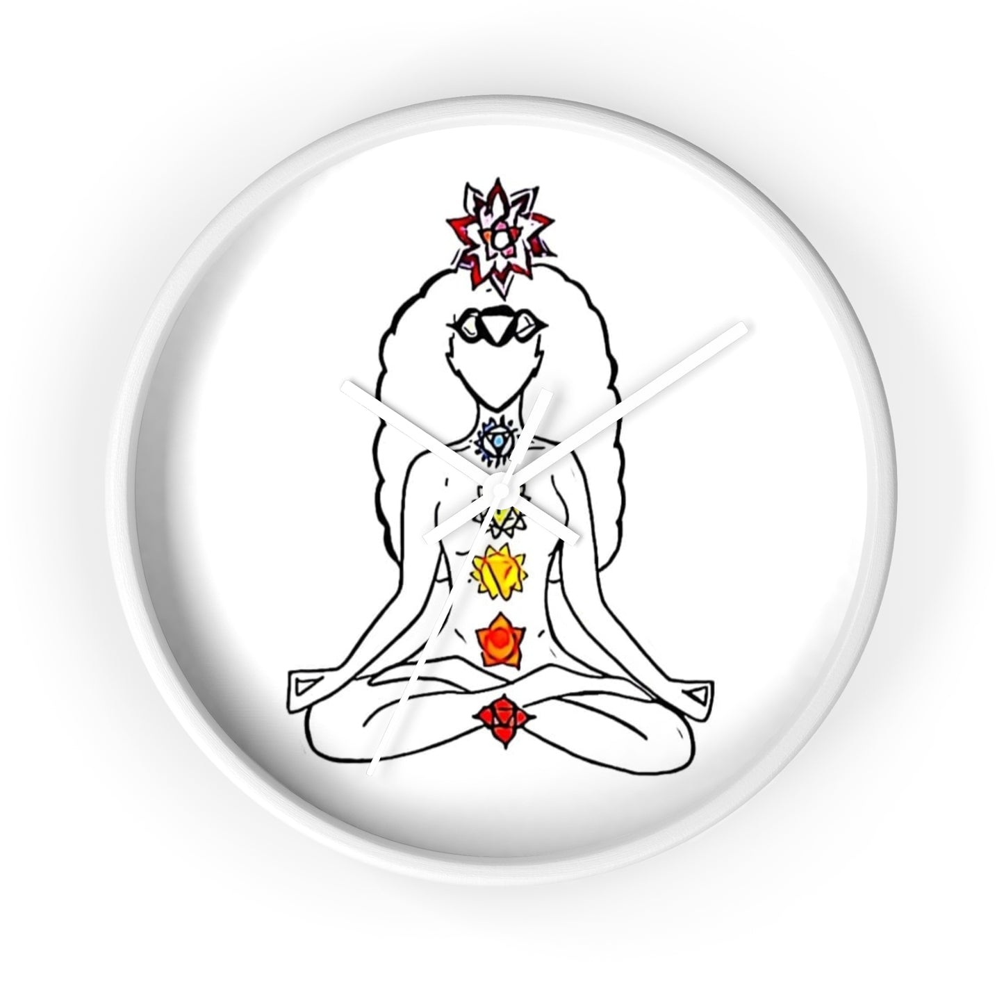 Wall Clock Chakras