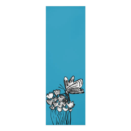 Yoga Mat Butterfly [Turquoise]