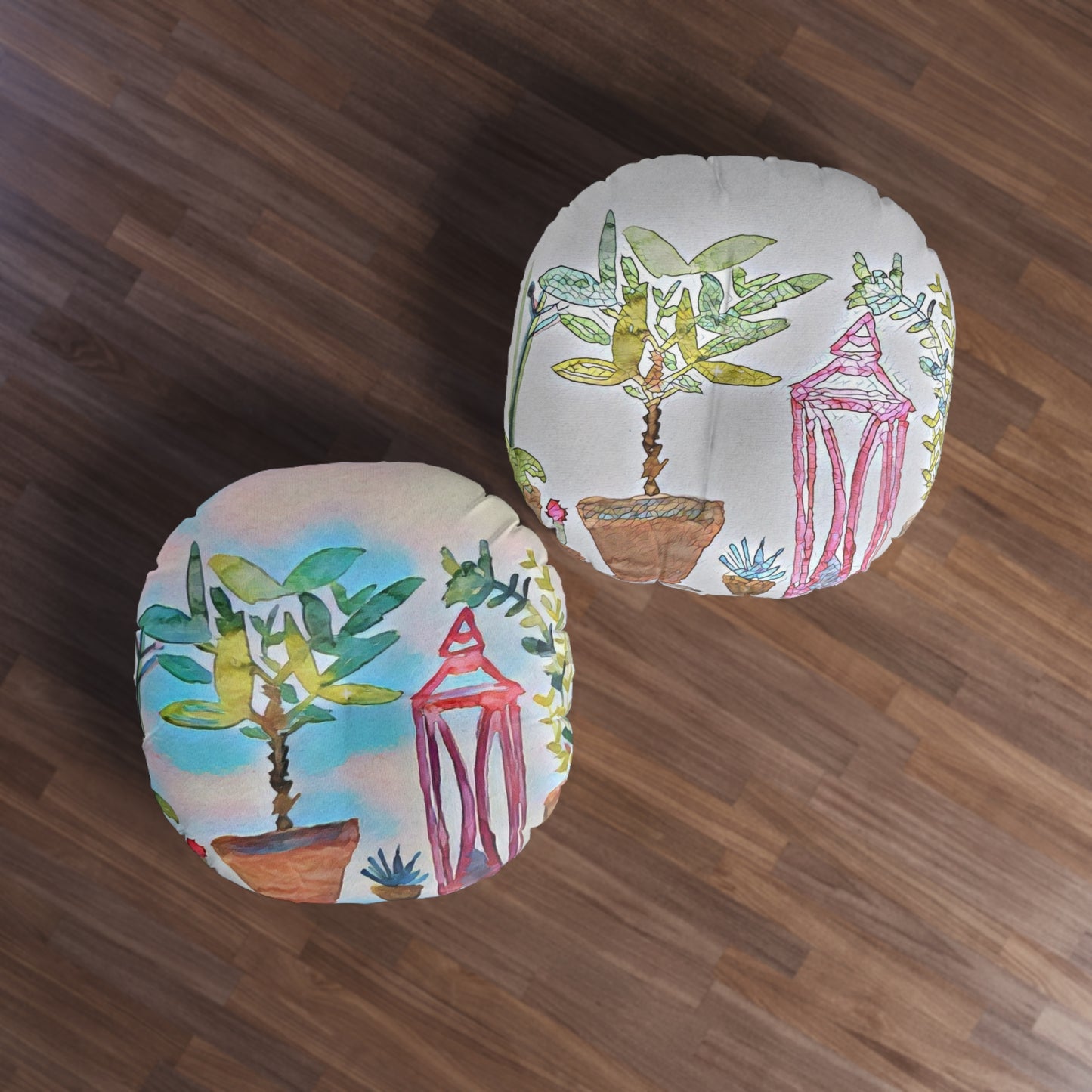 Floor Pillow Plants [Round]