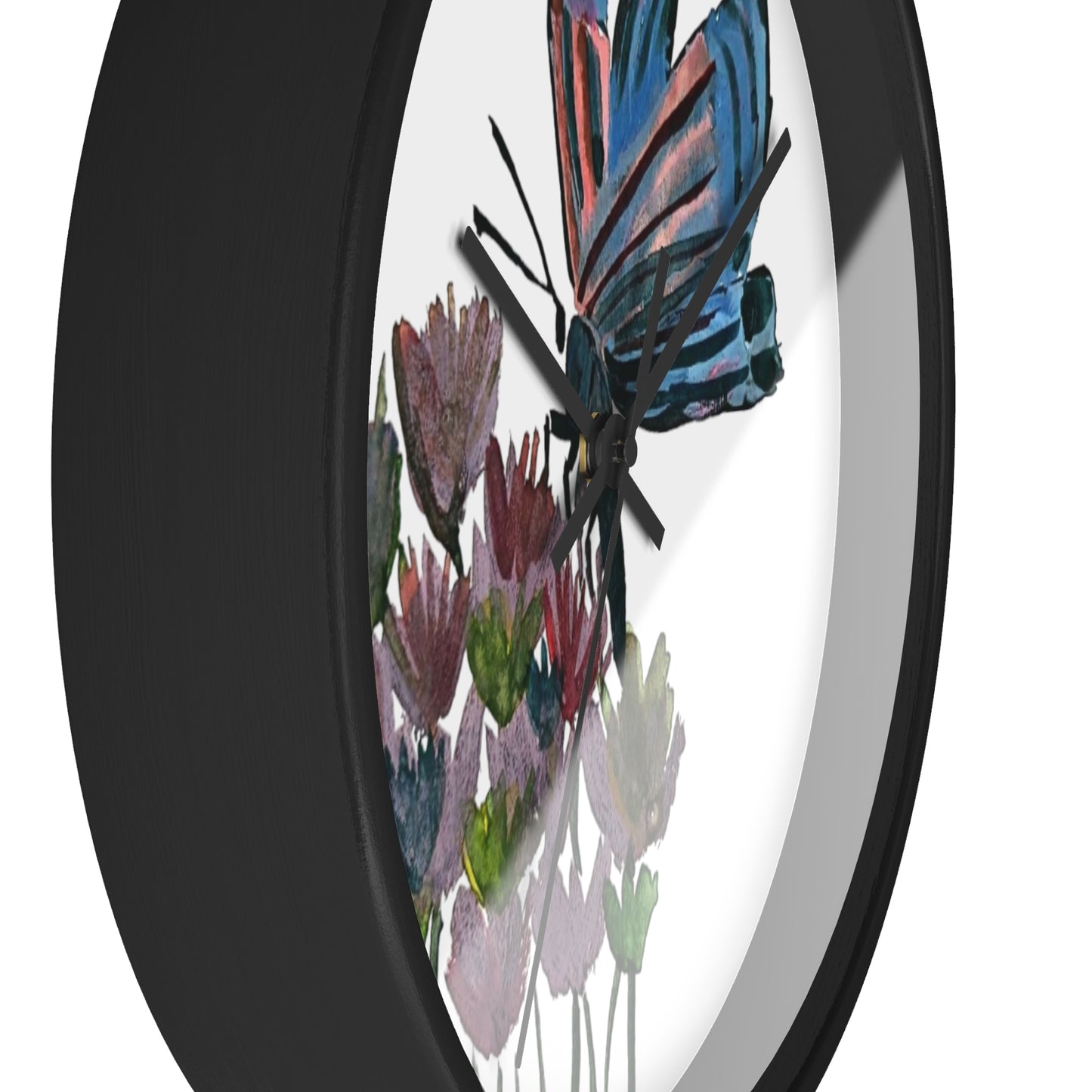 Wall Clock Butterfly