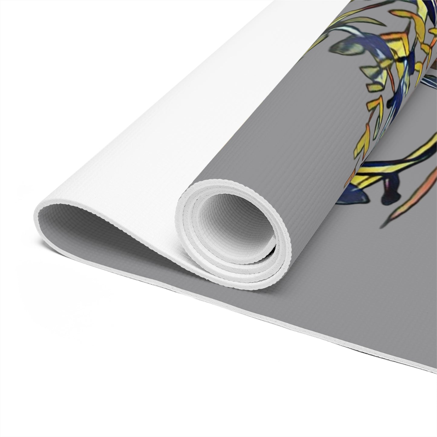 Yoga Mat Plants [Grey]