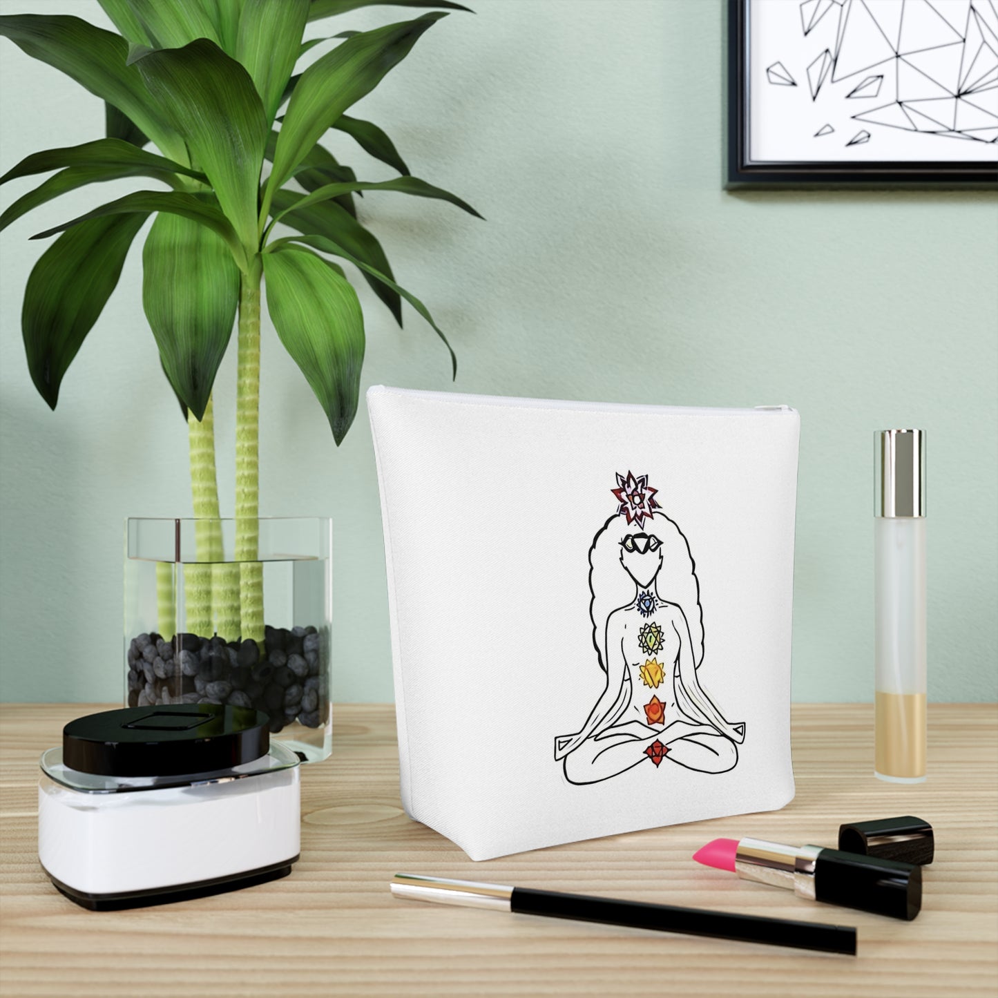 Cosmetic Bag Chakras [White]